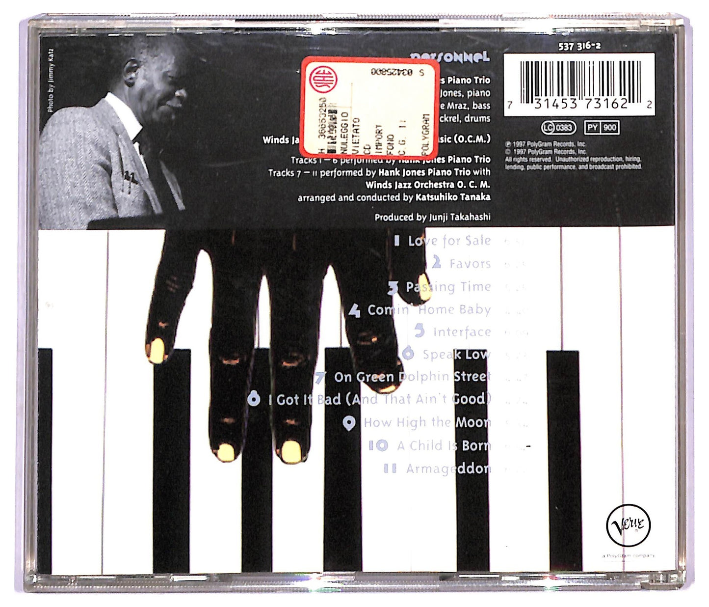 EBOND Hank Jones - Favors CD CD091149