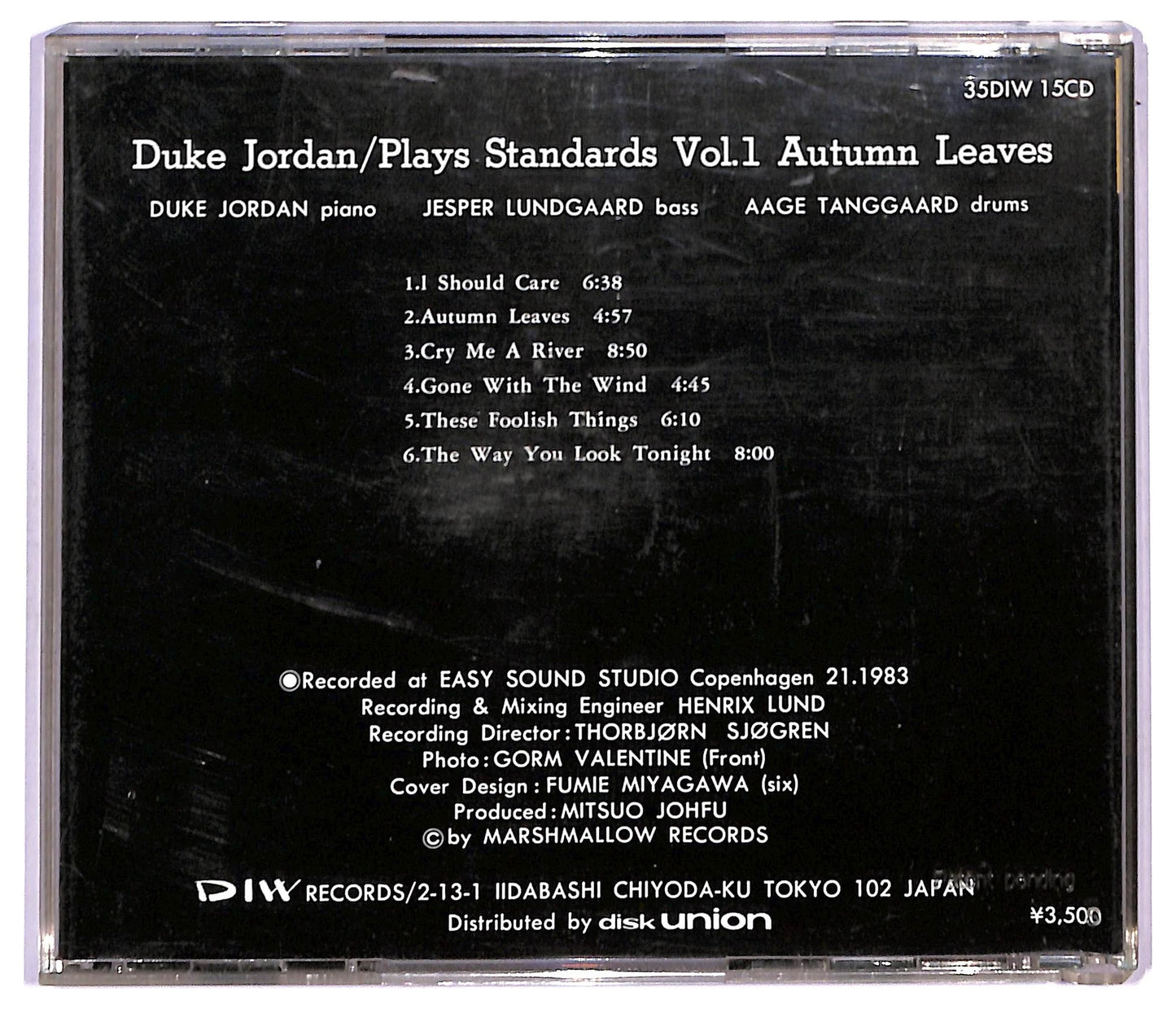 EBOND Duke Jordan - Plays Standards vol.1 CD CD091205