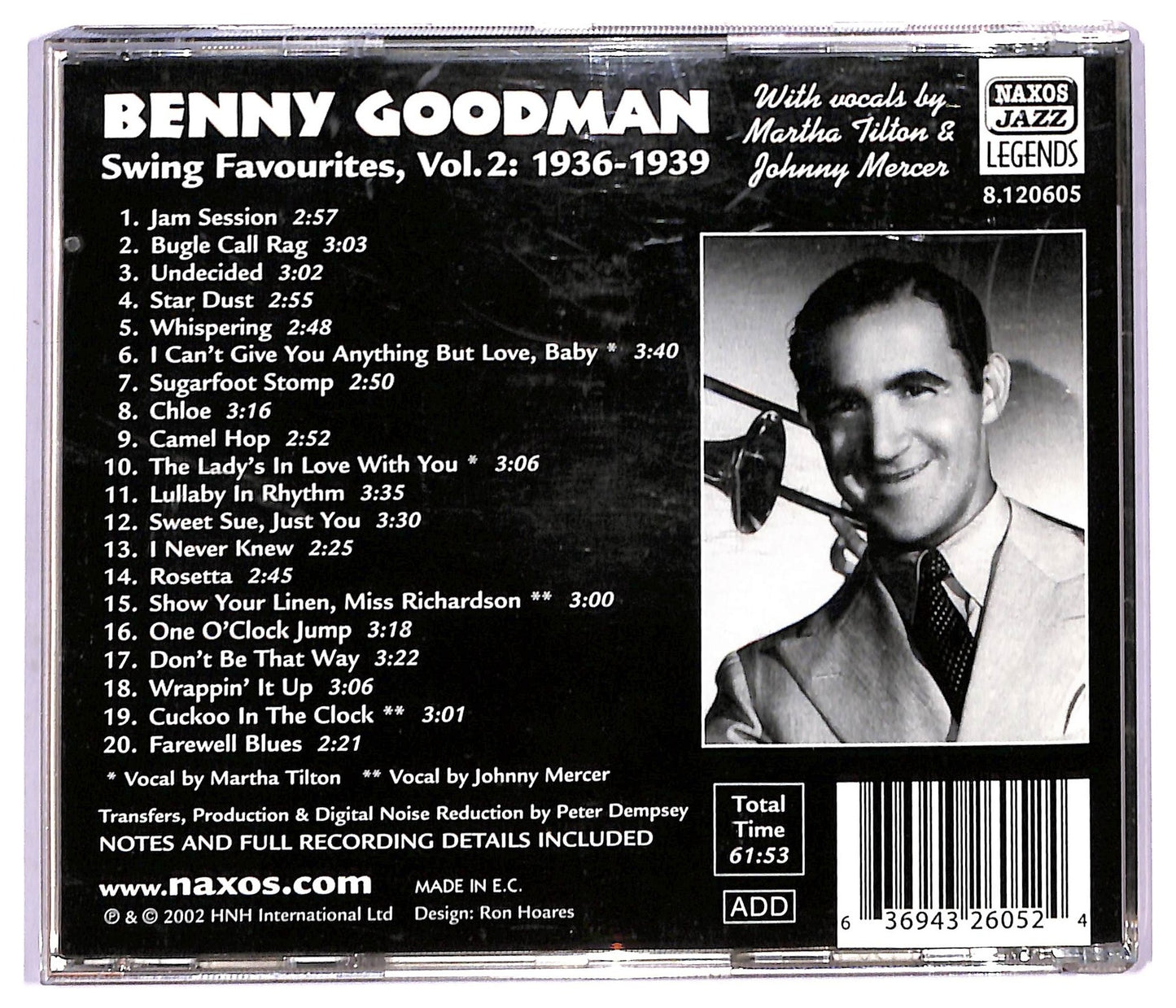 EBOND Benny Goodman - Jam Session Vol. 2 1936-1939 CD CD091208