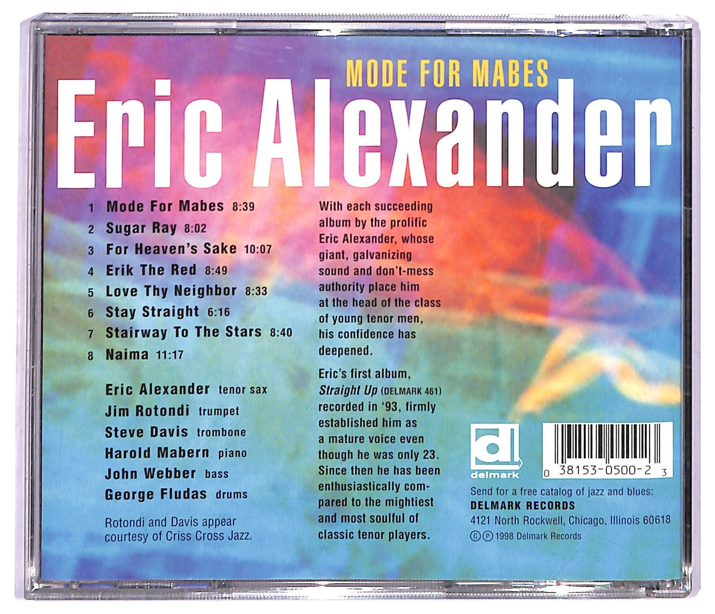 EBOND Eric Alexander With Harold Mabern - Mode For Mabes CD CD091235
