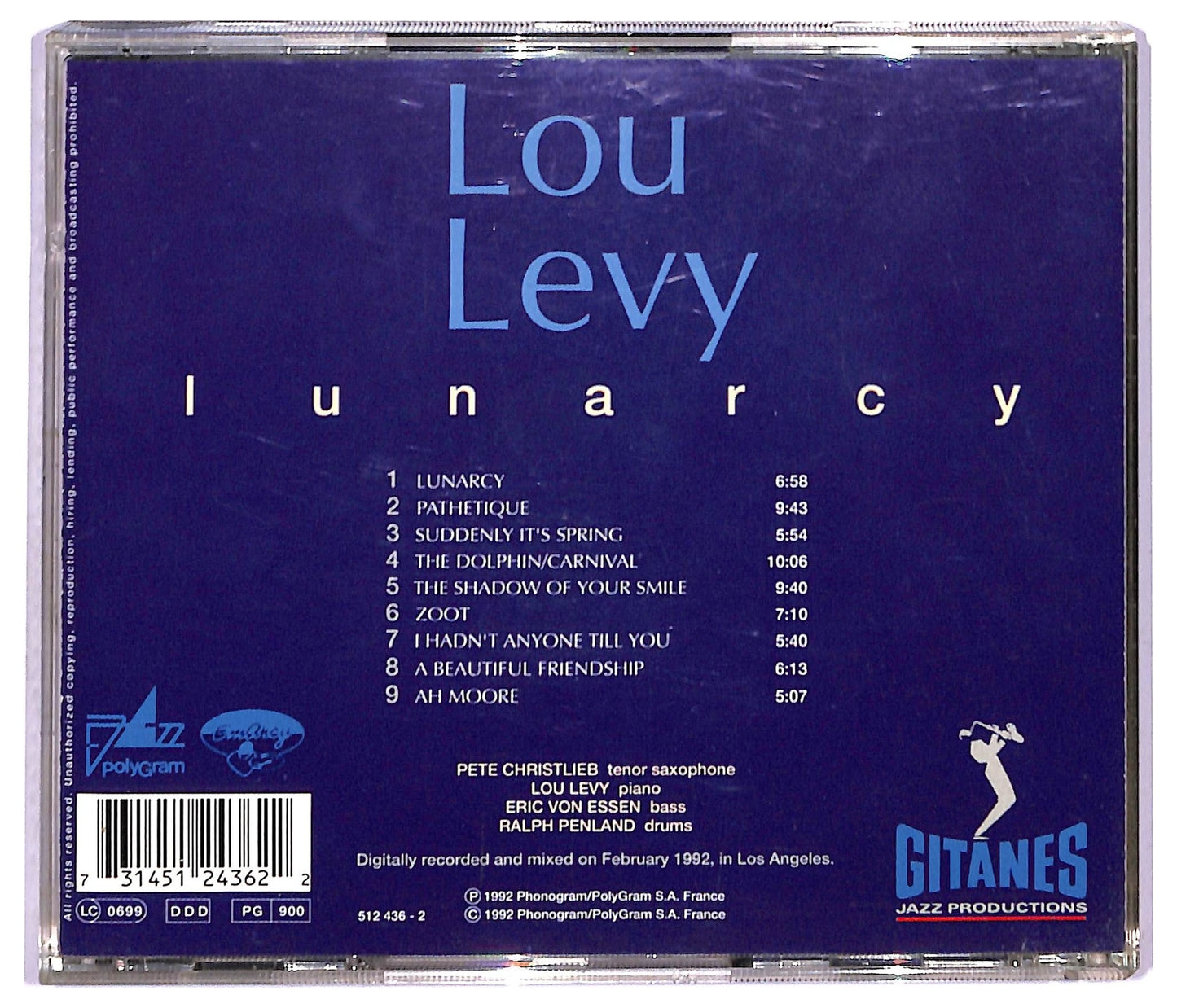 EBOND Lou Levy - Lunarcy CD CD091249