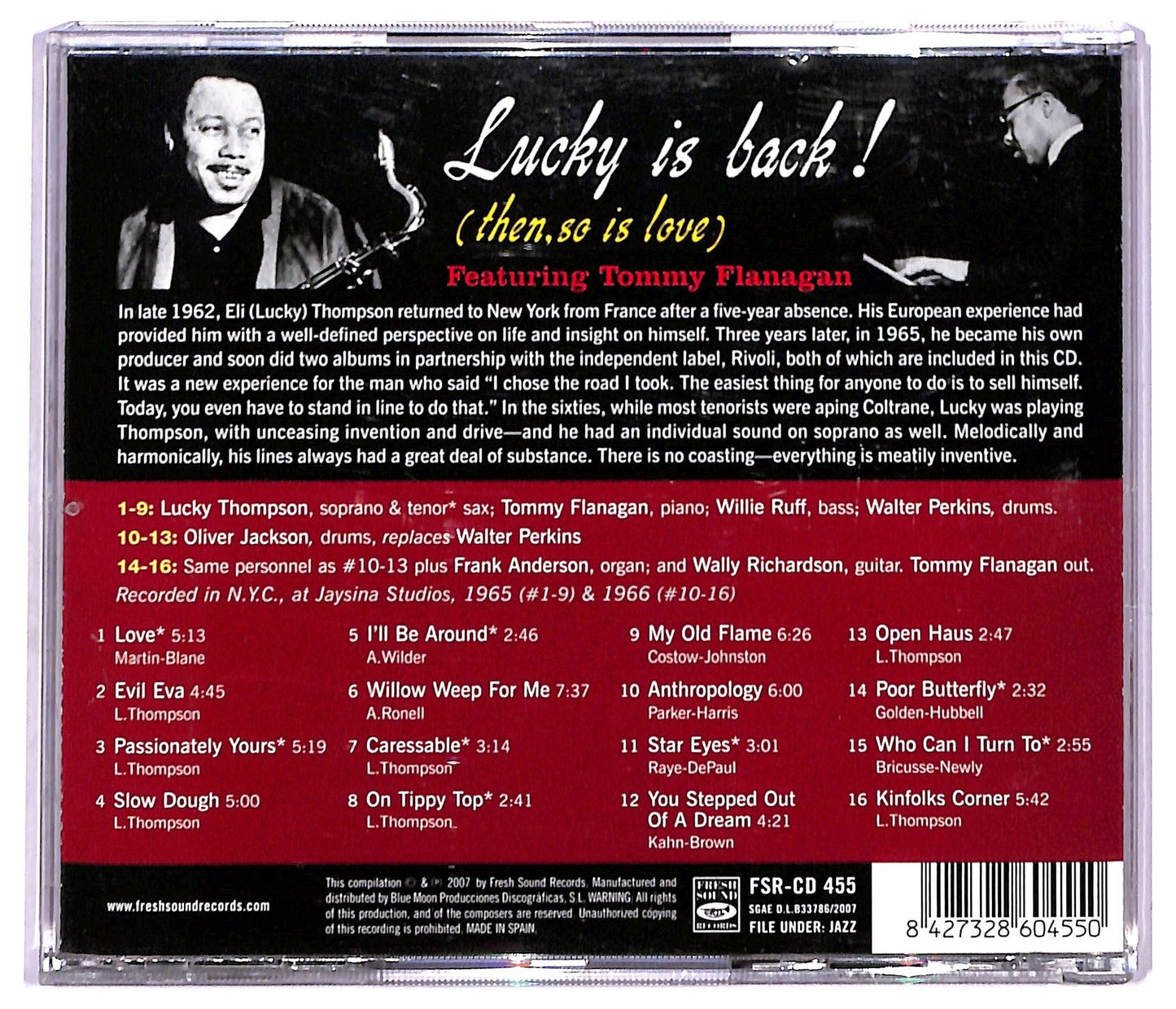 EBOND Lucky Thompson - Lucky Is Back!Then, So Is Love CD CD091302
