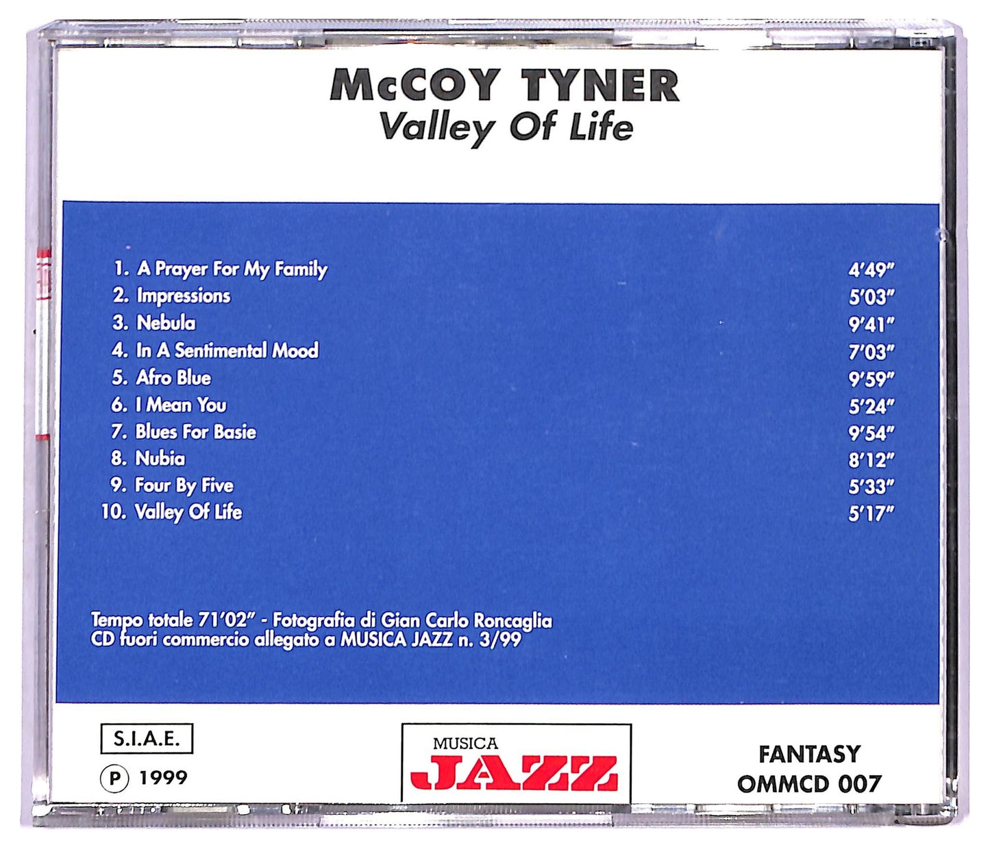 EBOND McCoy Tyner - Valley Of Life CD CD091314