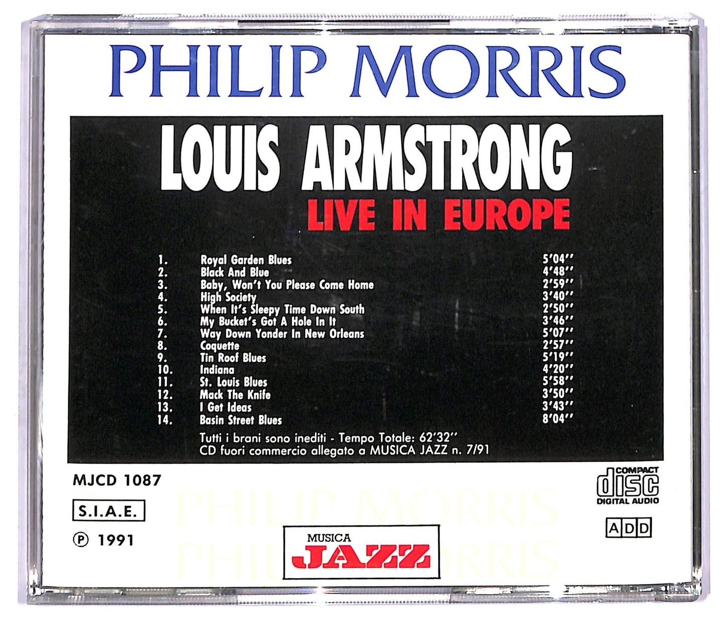 EBOND Louis Armstrong - Live In Europe CD CD091355
