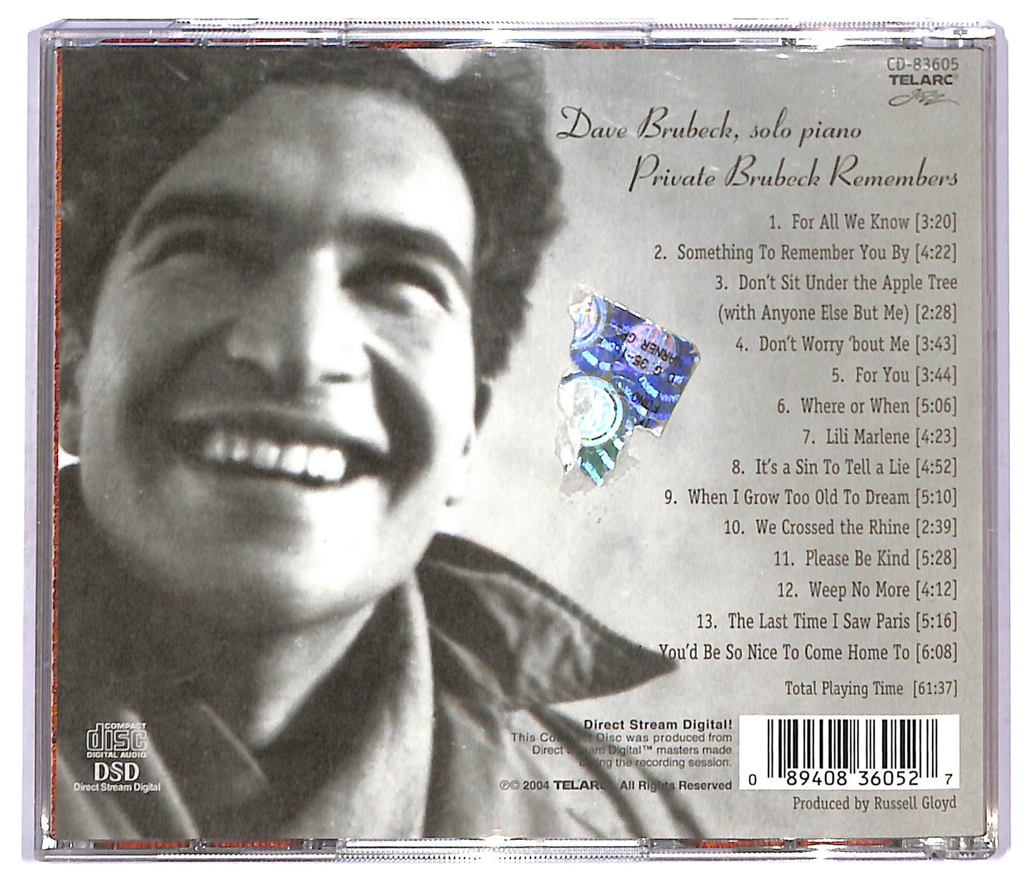 EBOND Dave Brubeck - Private Brubeck Remembers CD CD091364