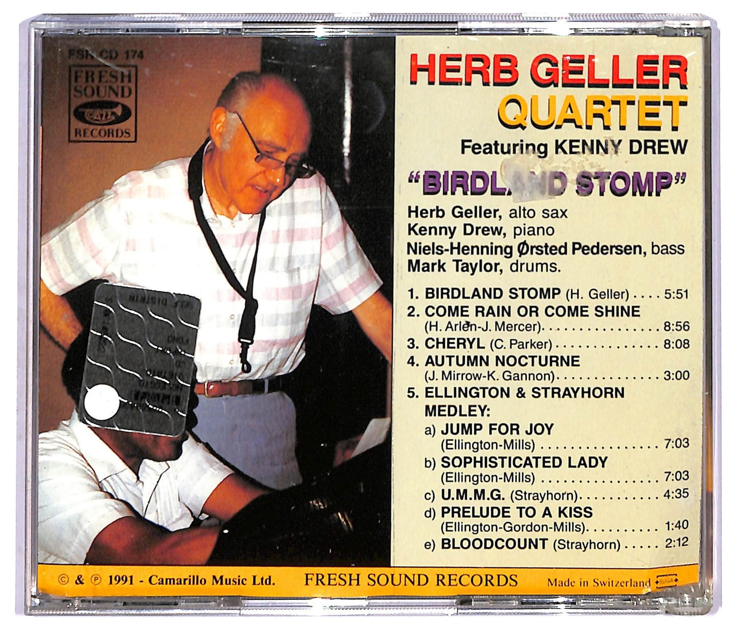 EBOND Herb Geller Quartet Feat Kenny Drew - Birdland Stomp CD CD091419