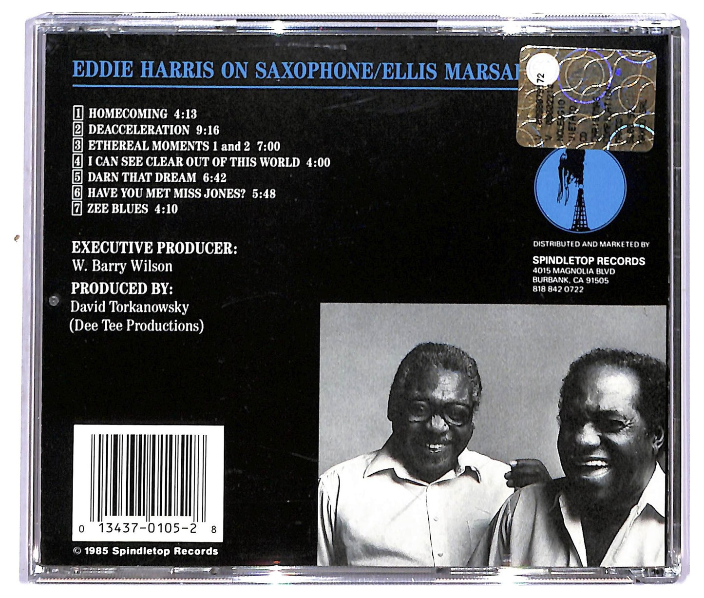 EBOND Eddie Harris Ellis Marsalis - Homecoming CD CD091509