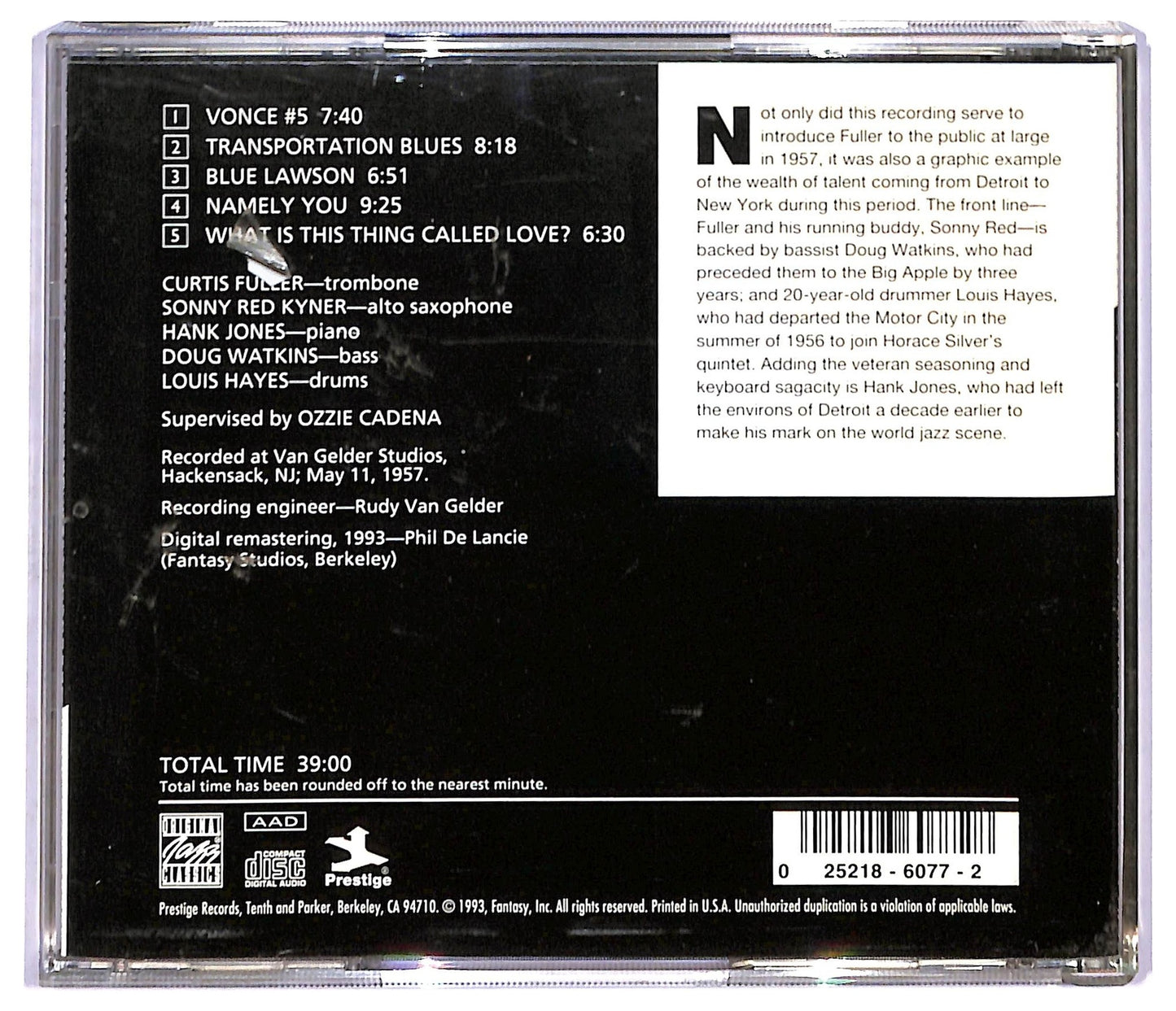 EBOND Curtis Fuller - New Trombone CD CD091516