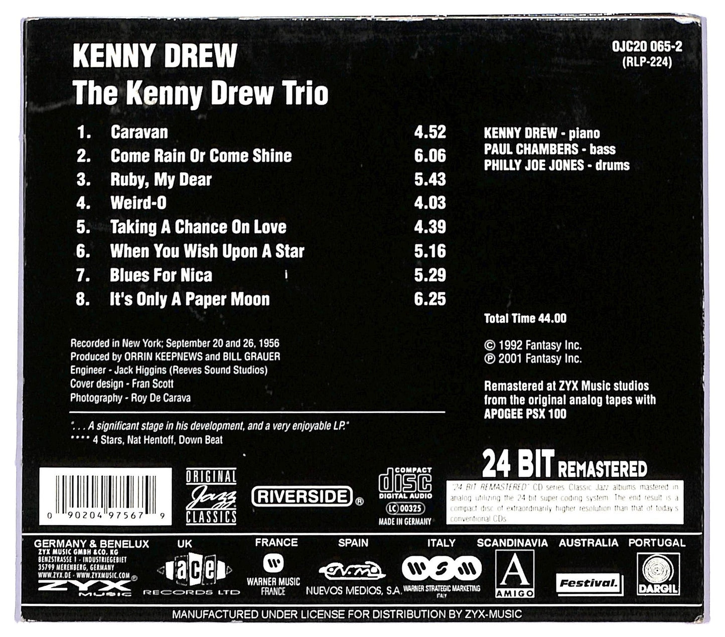 EBOND Kenny Drew Trio With Paul Chambers - Kenny Drew Trio CD CD091532