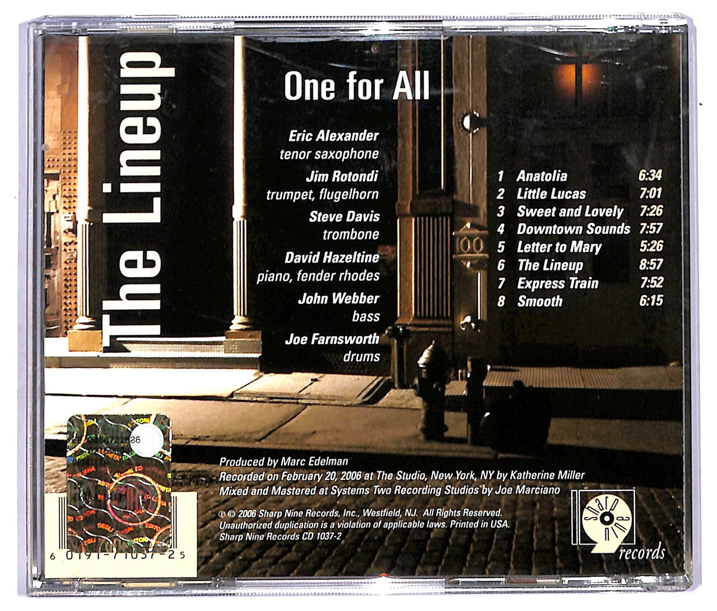 EBOND One For All - The Lineup CD CD091541