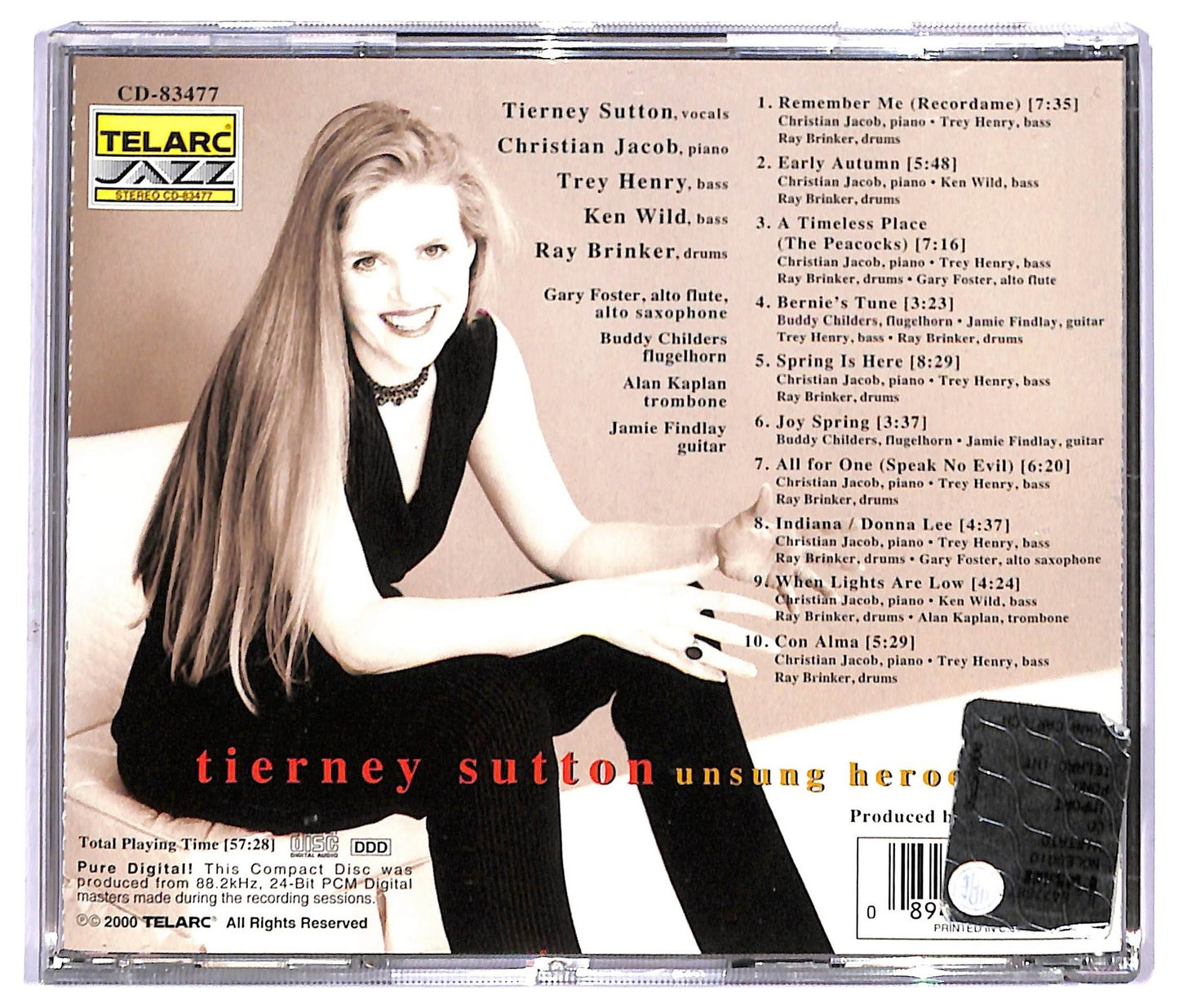 EBOND Tierney Sutton - Unsung Heroes CD CD091544