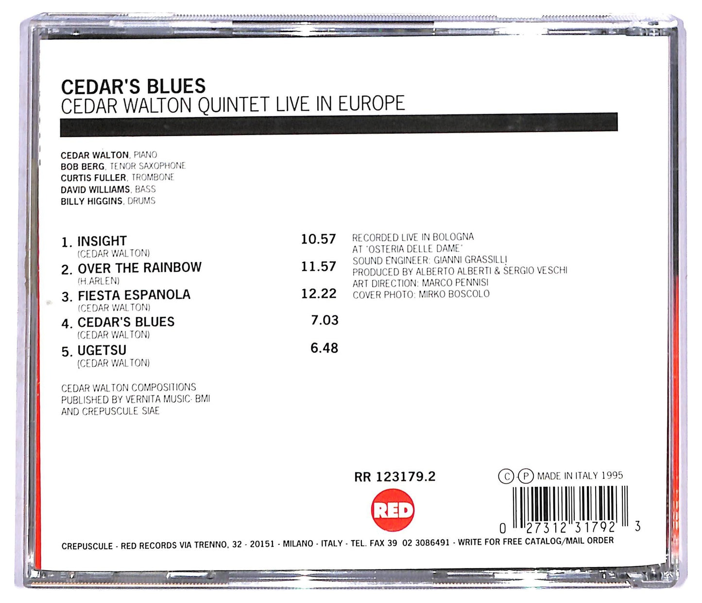 EBOND Cedar Walton - Cedar's Blues CD CD091559