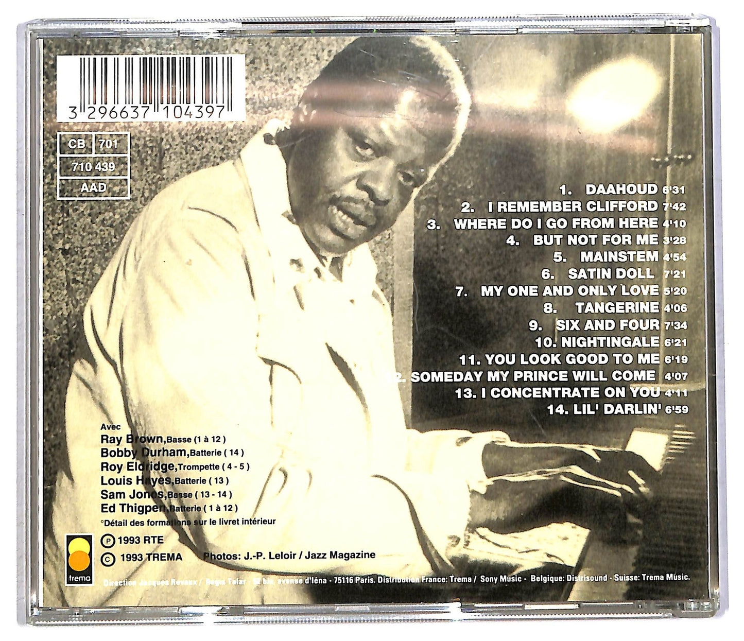 EBOND Oscar Peterson - En Concert Avec Europe 1 1961-1969 CD CD091608