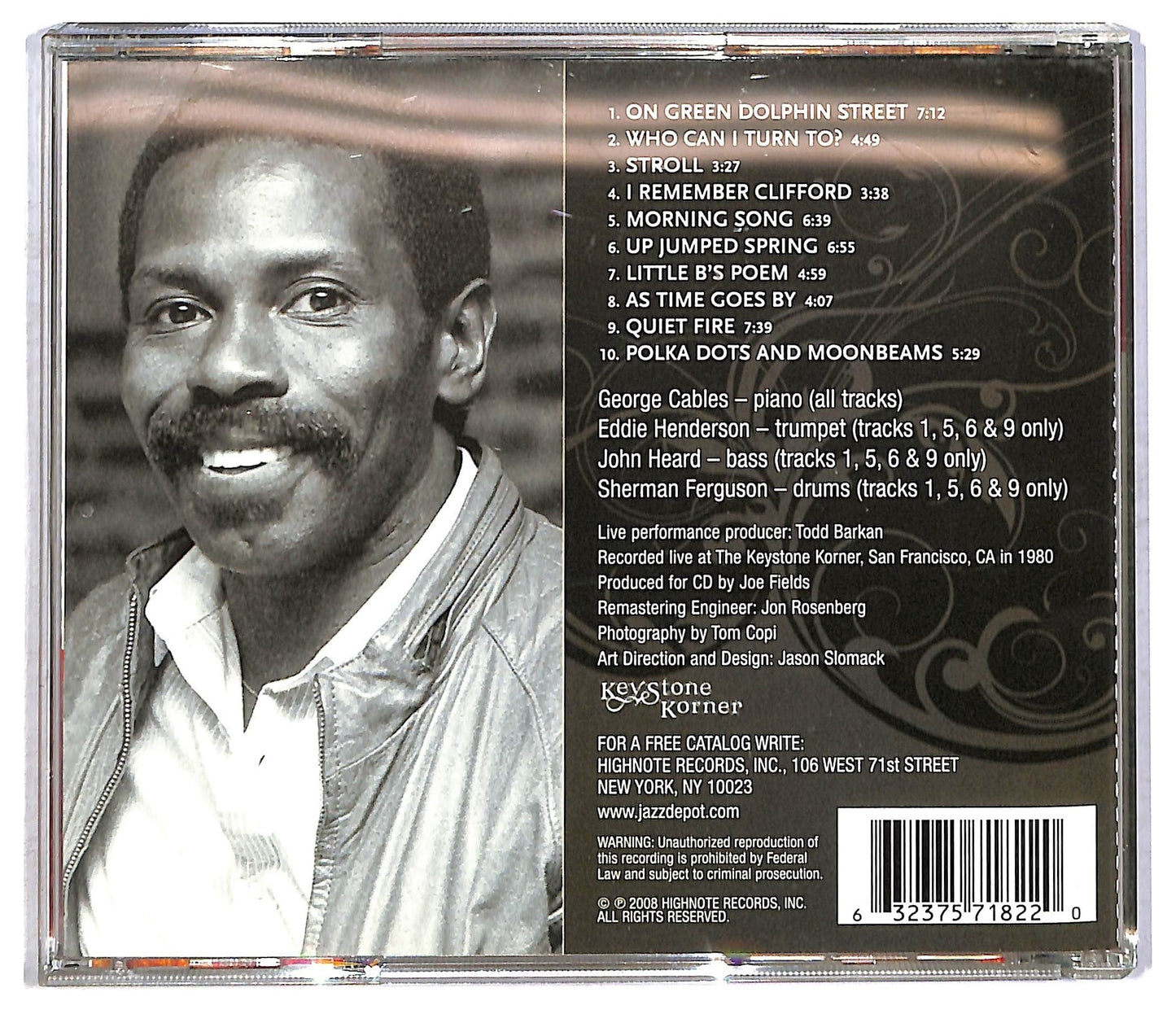 EBOND George Cables - Morning Song CD CD091652