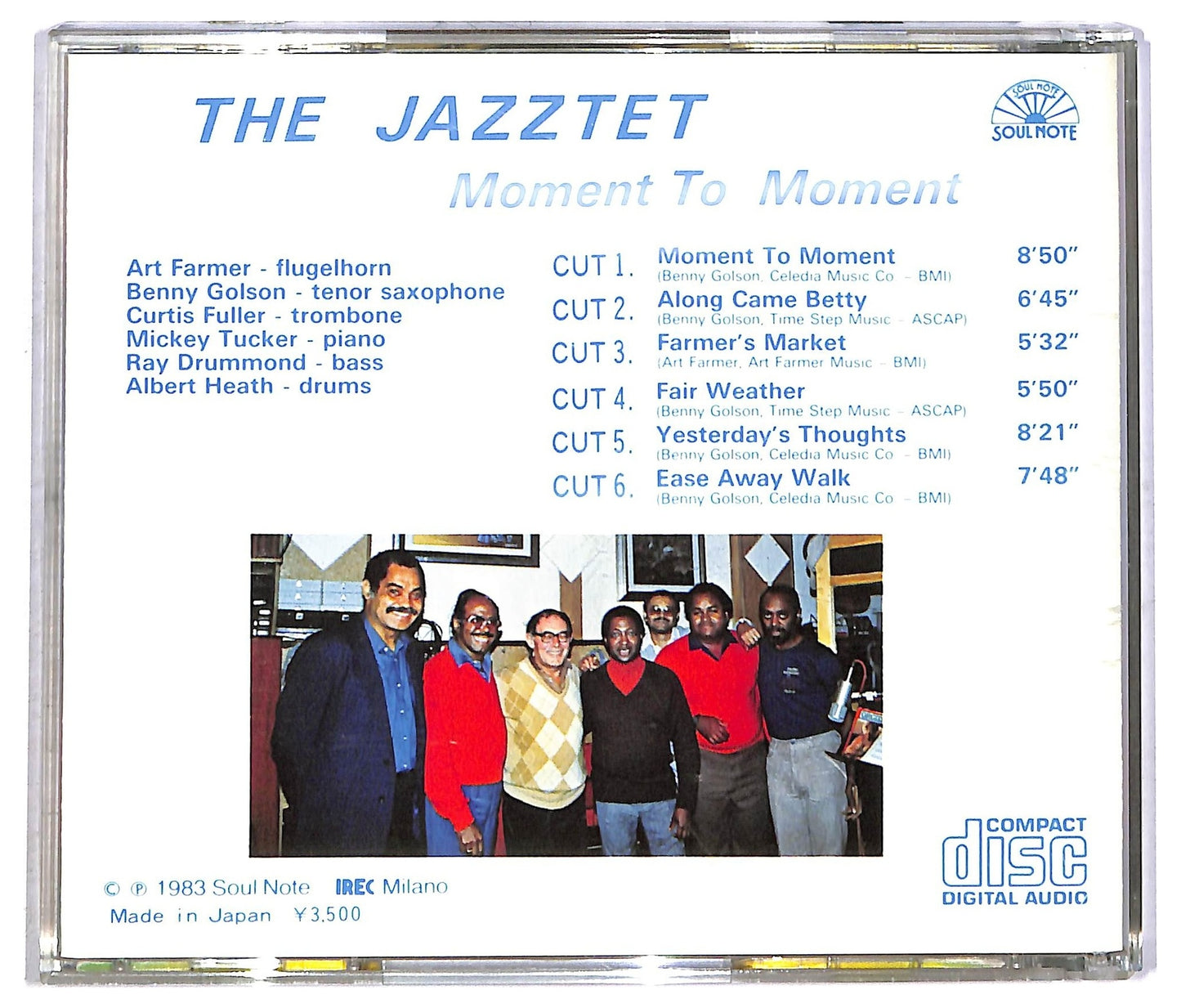 EBOND The Jazztet - Moment To Moment CD CD091702
