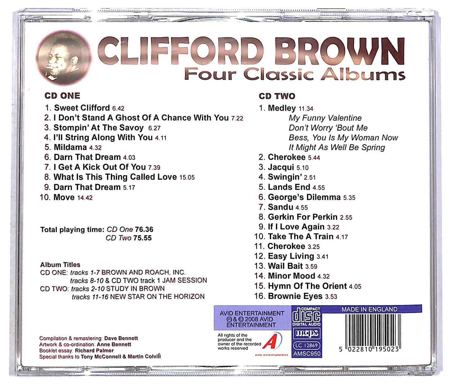 EBOND Clifford Brown - Four Classic Albums CD CD091746