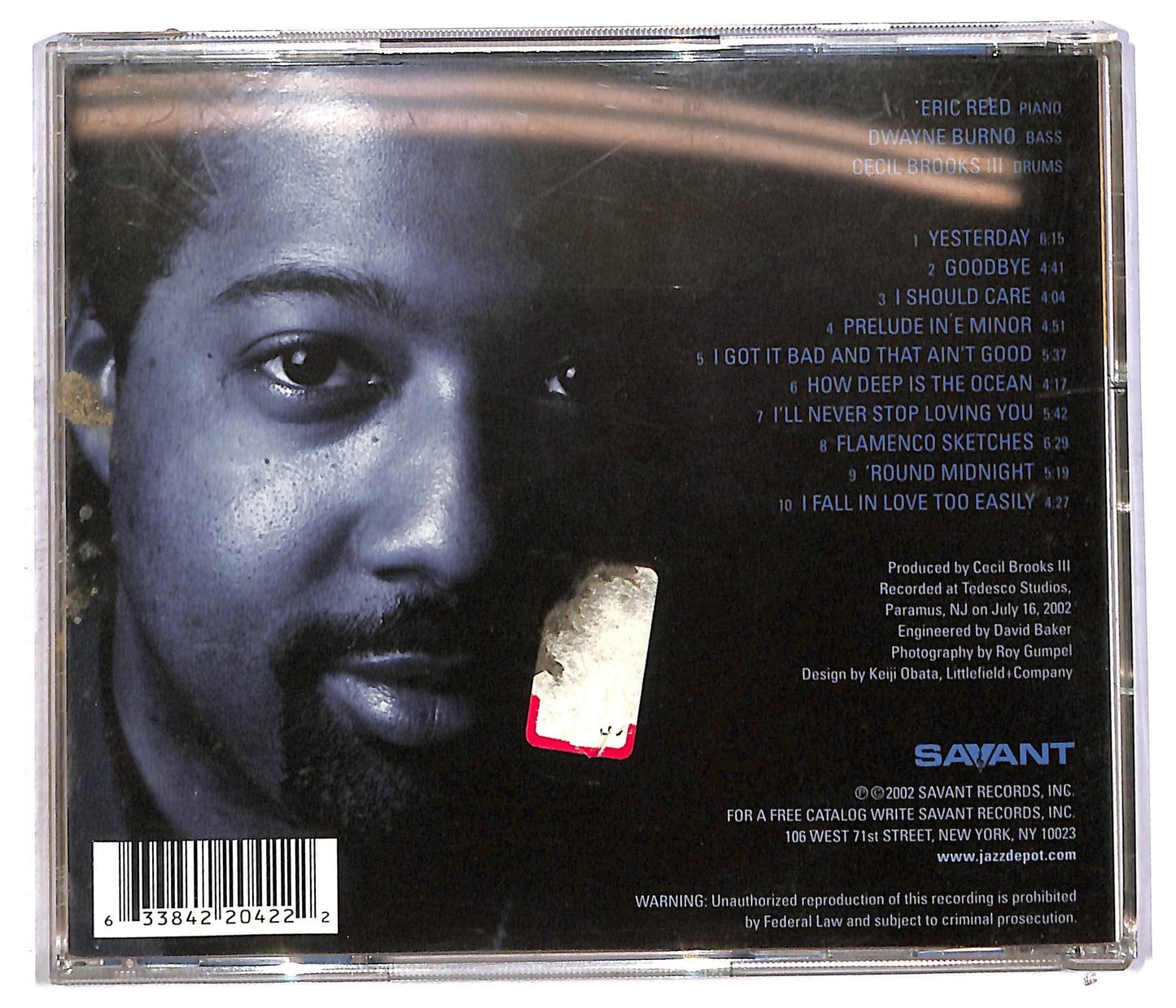 EBOND Eric Reed - From My Heart CD CD091818