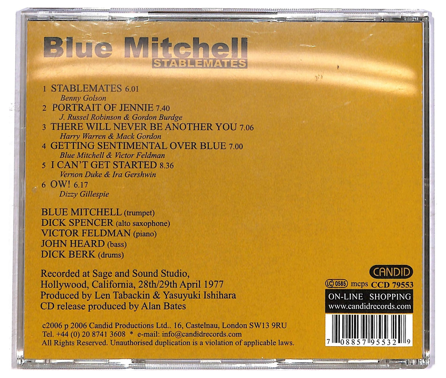 EBOND Blue Mitchell - Stablemates CD CD091823