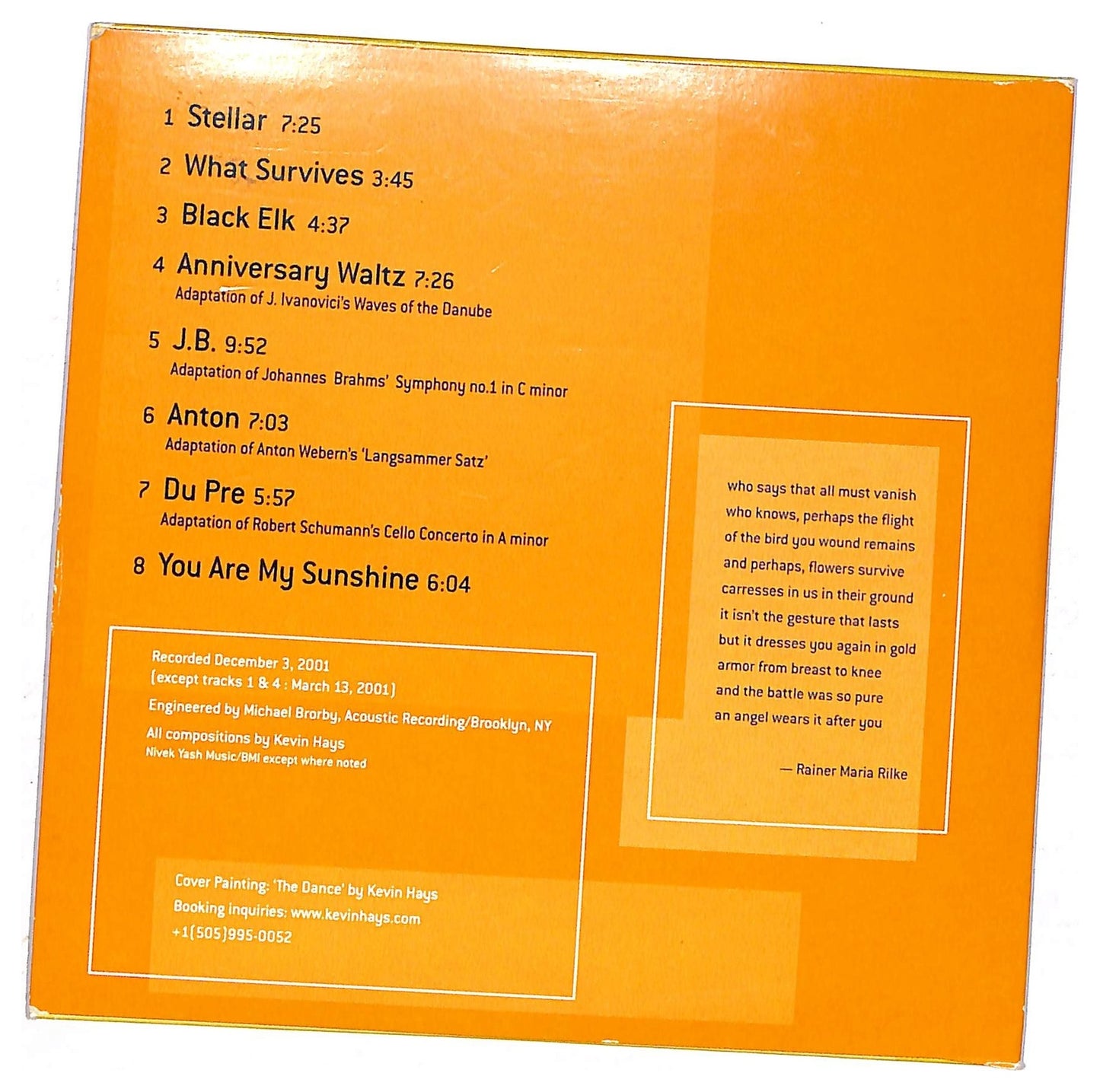 EBOND The Kevin Hays Trio - What Survives CD CD091827