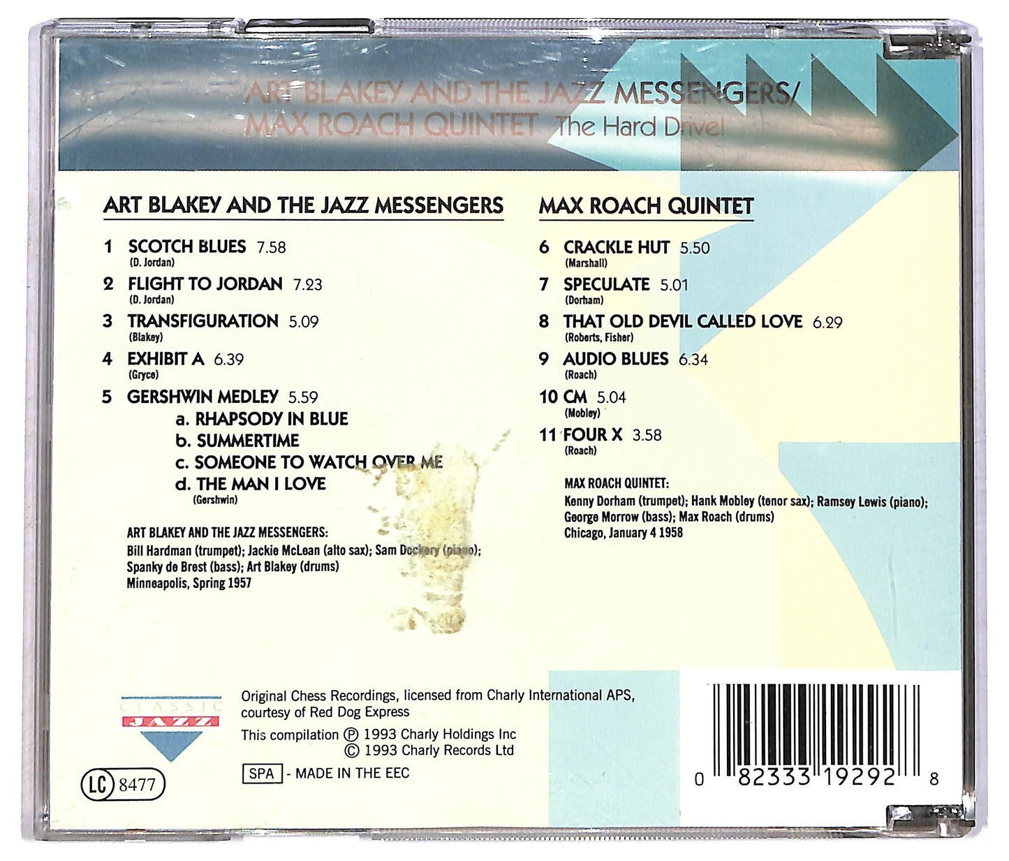 EBOND Art Blakey And The Jazz Messengers - The Hard Drive! CD CD091863