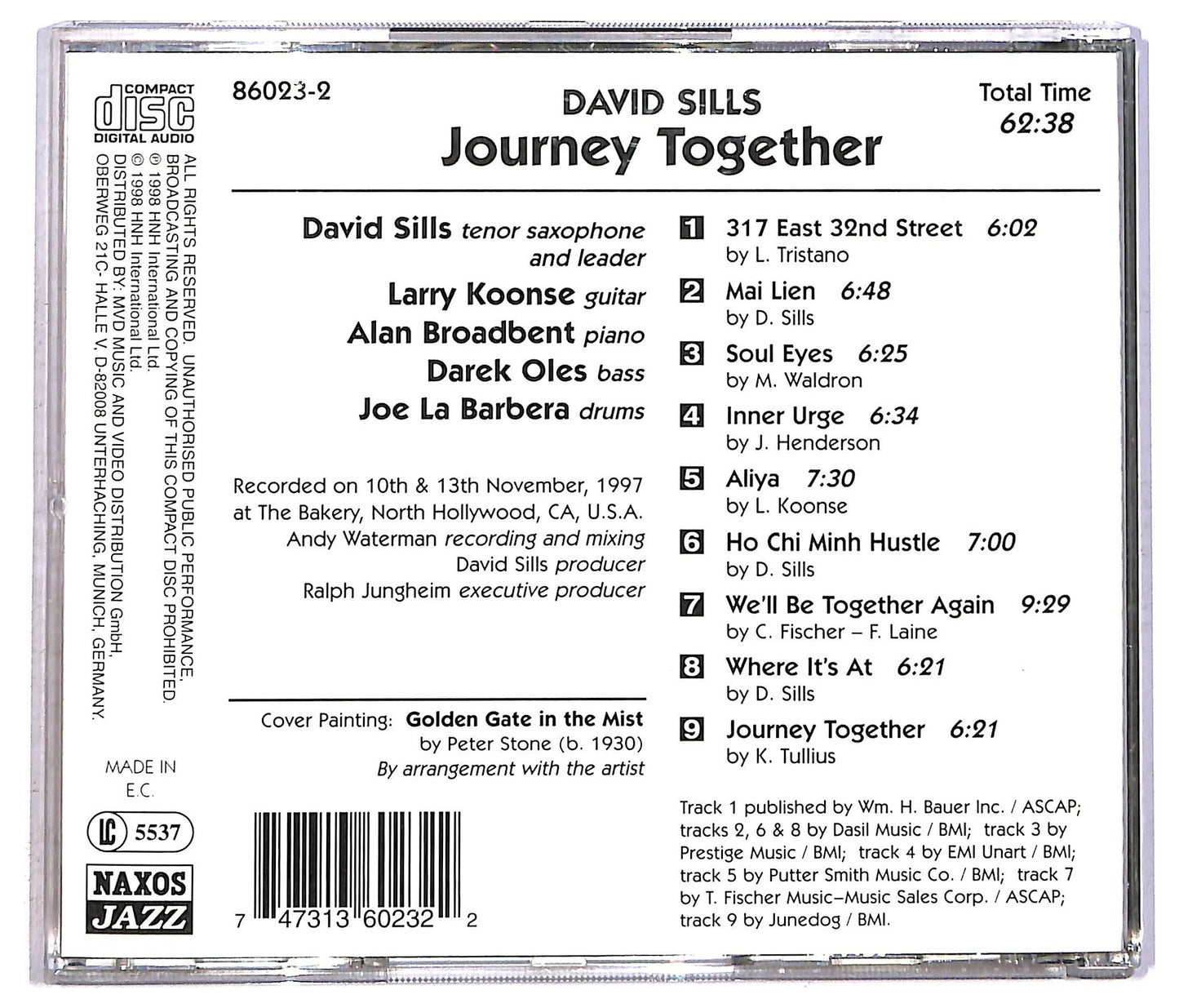 EBOND David Sills - Journey Together CD CD091931