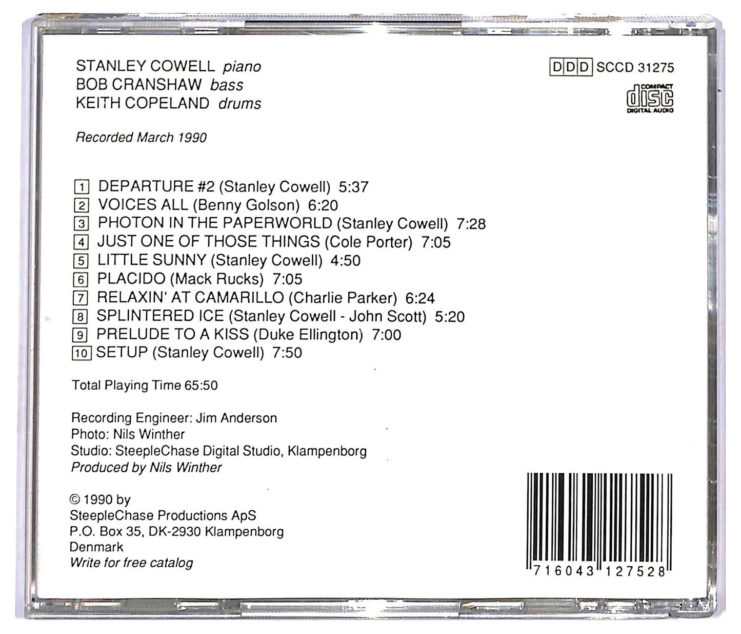 EBOND Stanley Cowell - Departure #2 CD CD092016