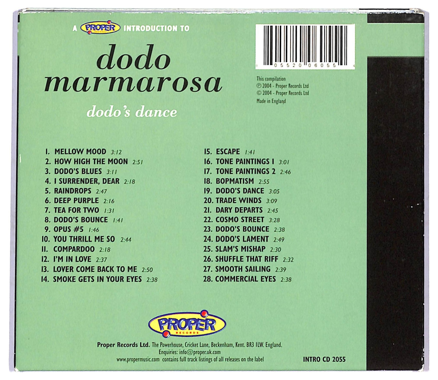 EBOND Dodo Marmarosa - Dodo's Dance CD CD092017