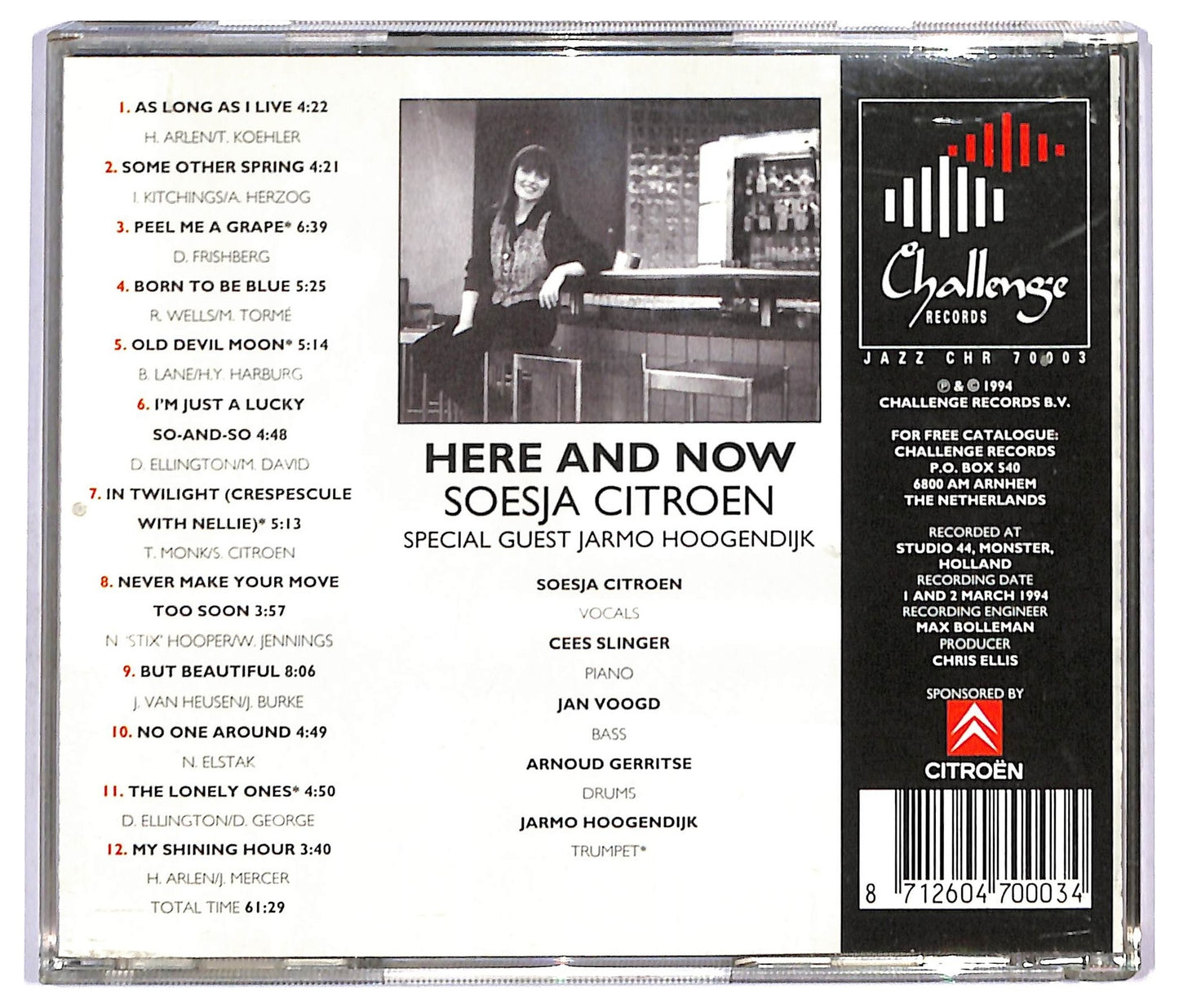 EBOND Soesja Citroen - Here And Now CD CD092034