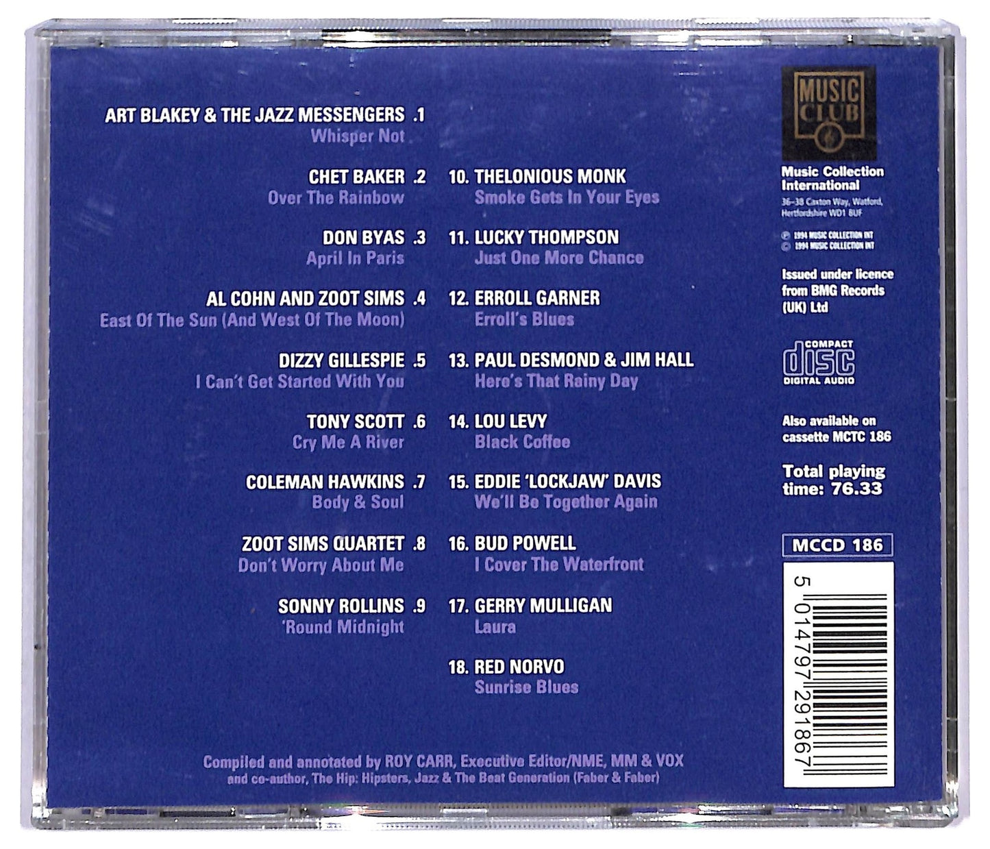 EBOND Various - Jazzin' The Blues (18 Cool Jazz Moods) CD CD092138