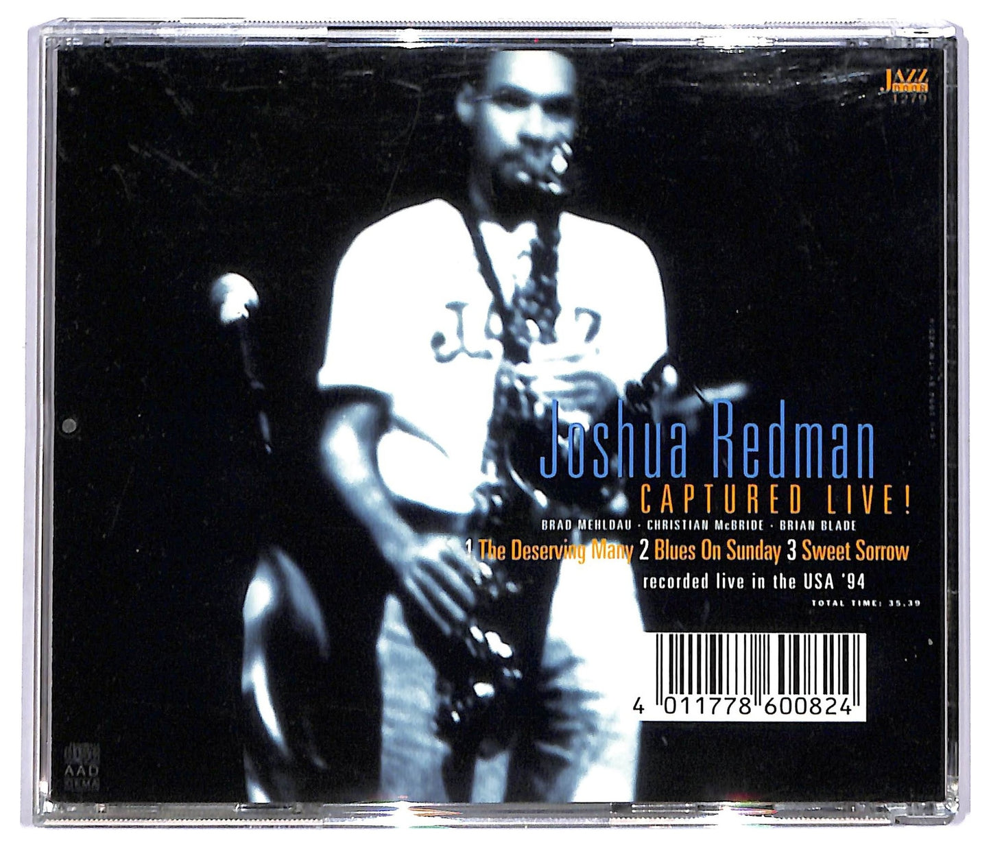 EBOND Joshua Redman - Captured Live! CD CD092141