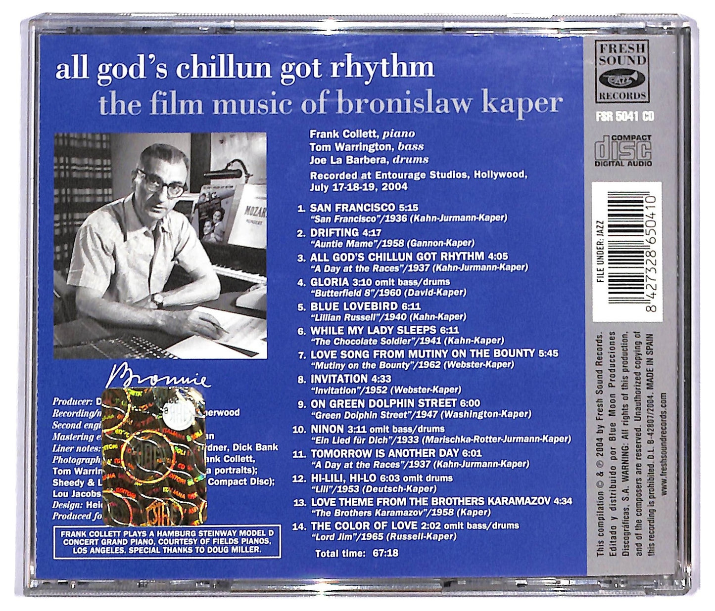 EBOND The Frank Collett Trio - All God's Chillun Got Rhythm CD CD092148