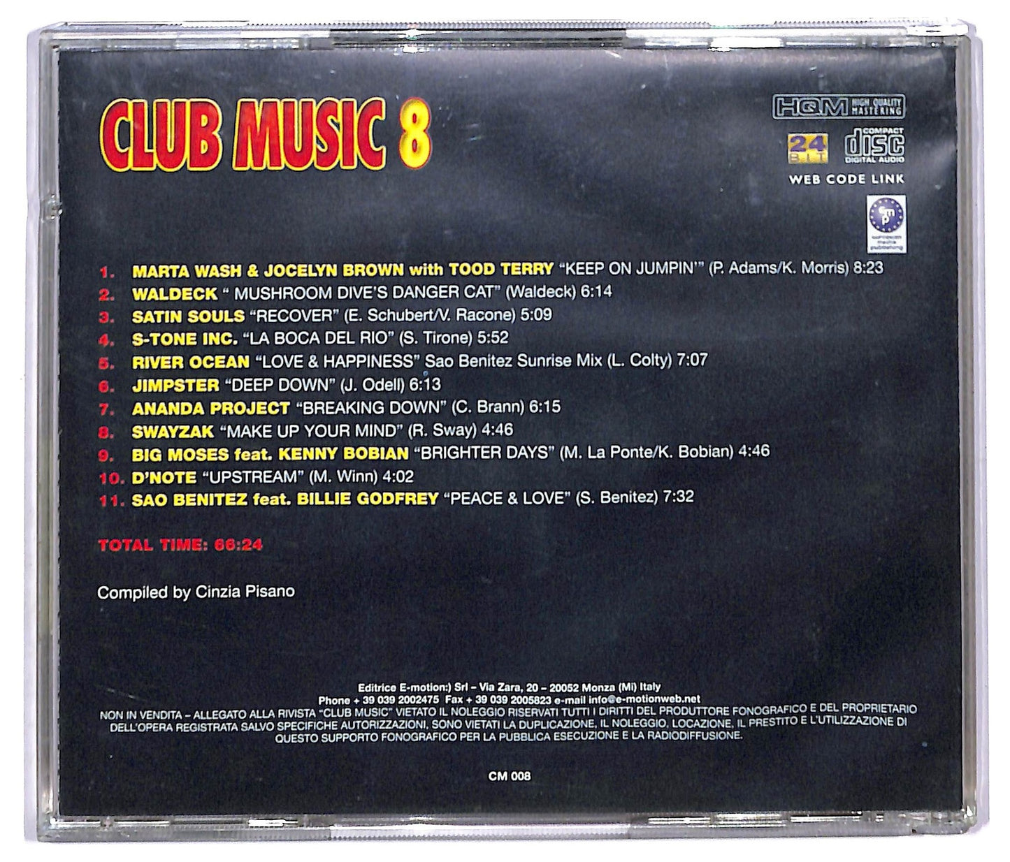 EBOND Various - Club Music 8 CD CD092201