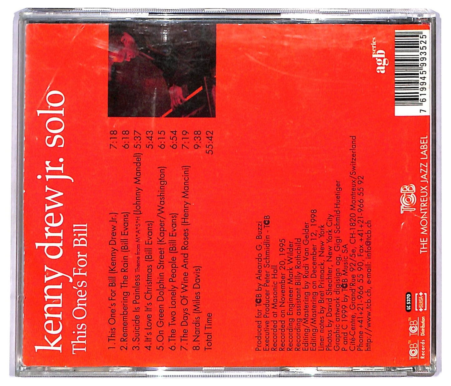 EBOND Kenny Drew Jr. - Solo - This One's for Bill CD CD092208