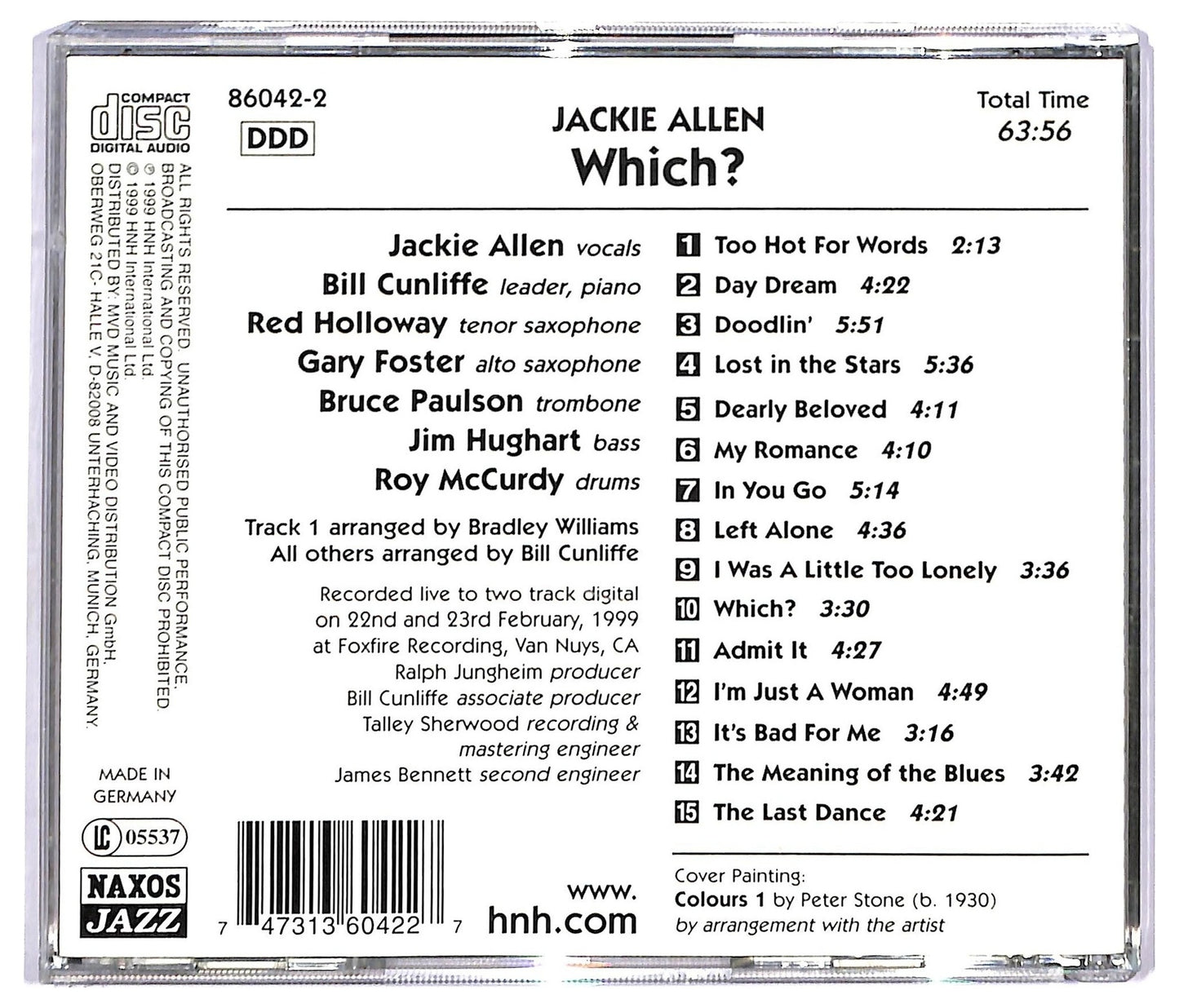 EBOND Jackie Allen - Which? CD CD092235
