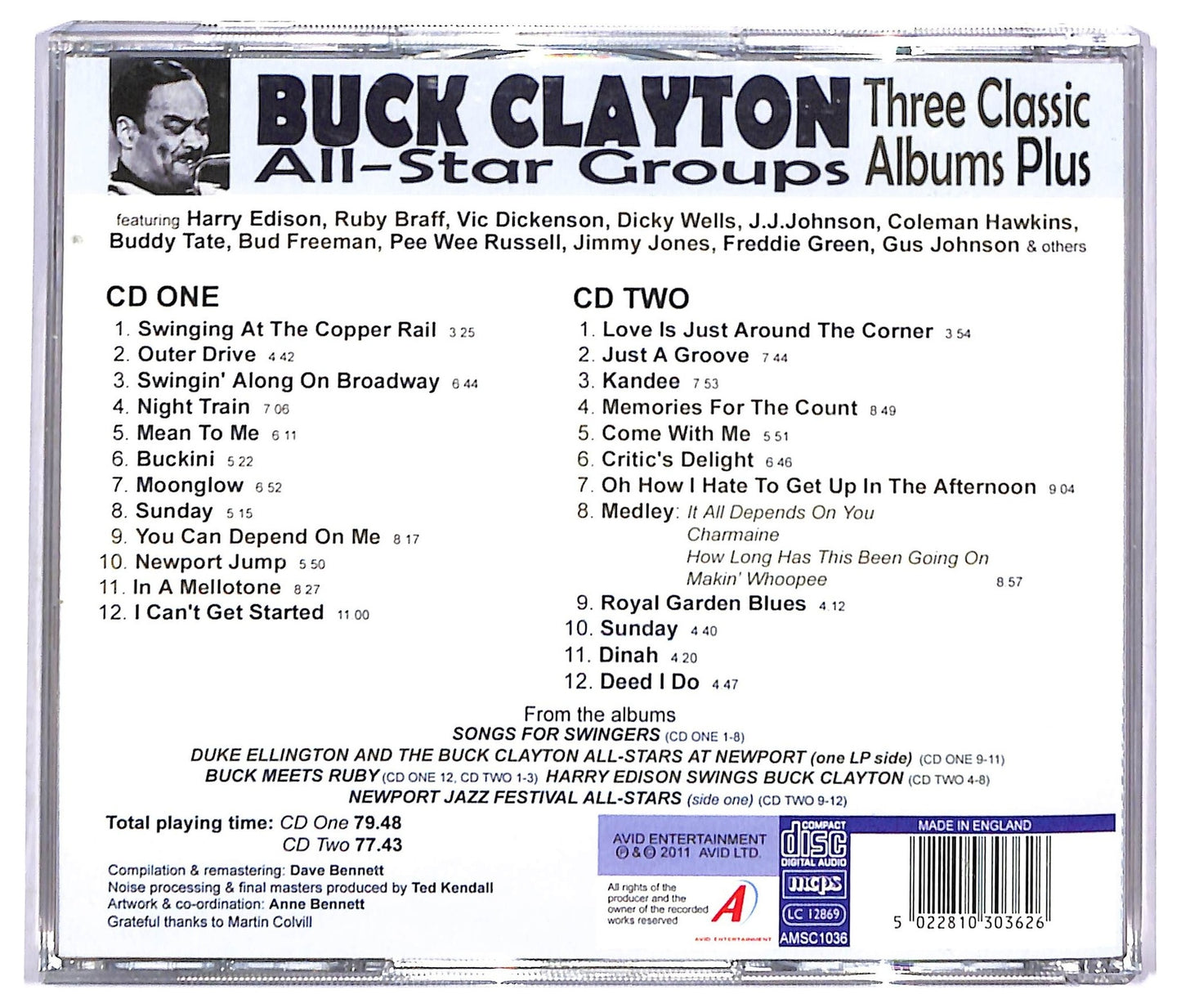 EBOND Buck Clayton - All-Star Groups, Three Classic Albums Plus CD CD092252