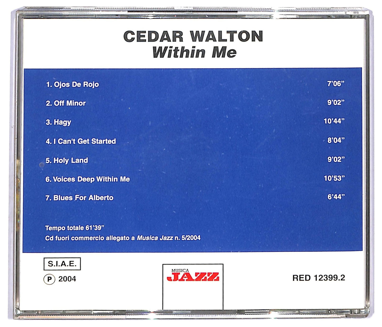 EBOND Cedar Walton - Within Me CD CD092255
