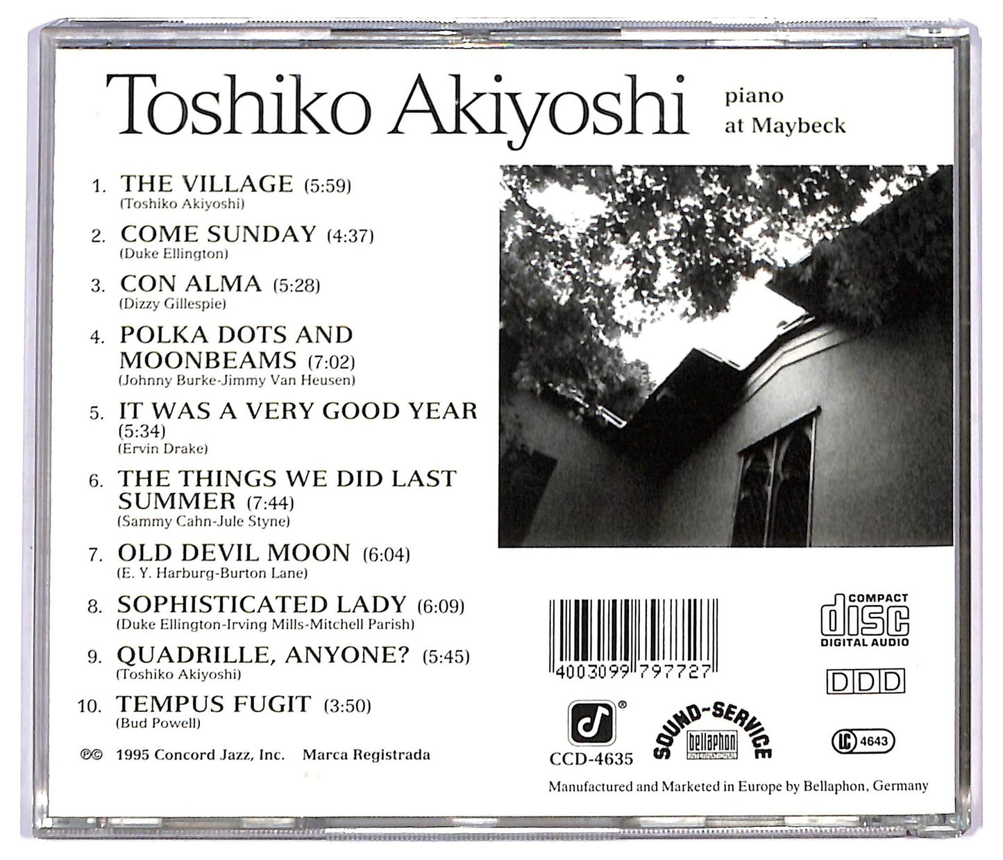 EBOND Toshiko Akiyoshi - At Maybeck CD CD092256