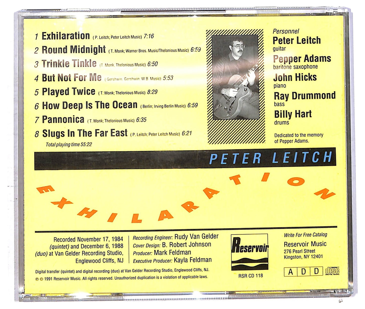 EBOND Peter Leitch - Exhilaration CD CD092310