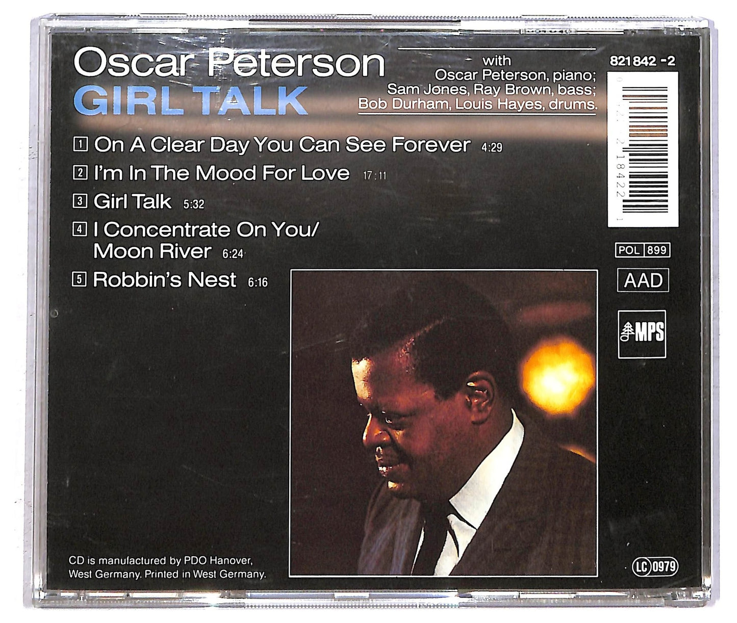 EBOND Oscar Peterson - Girl Talk CD CD092313