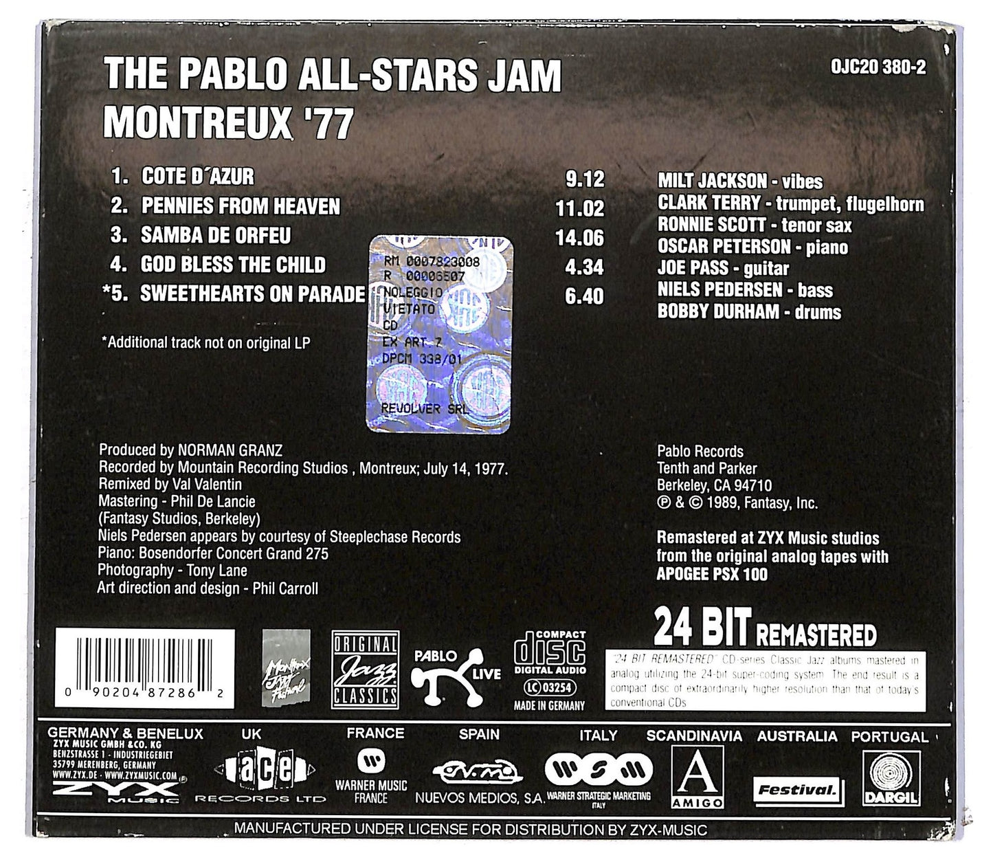 EBOND The Pablo All Stars Jam - Montreux '77 CD CD092325