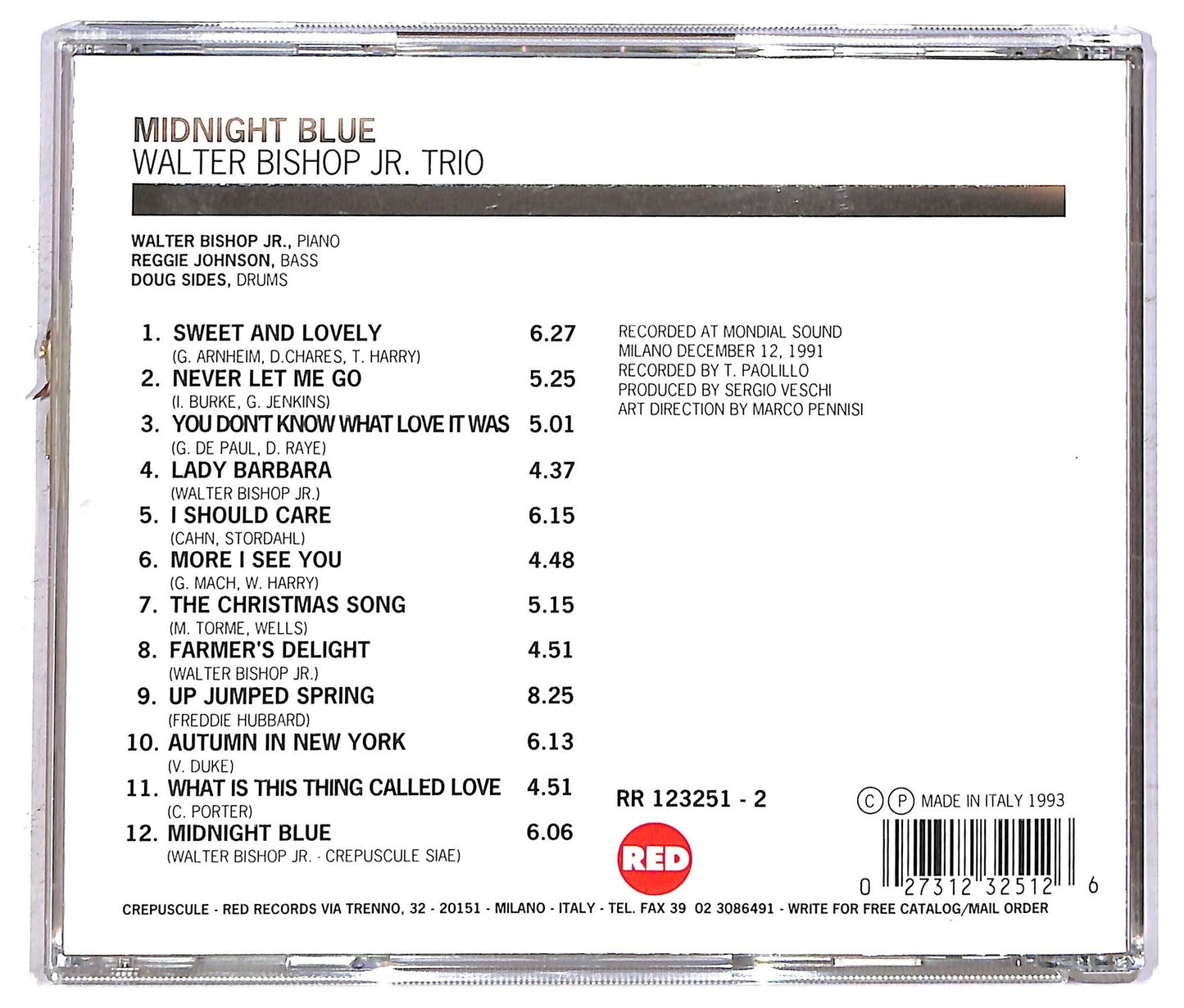 EBOND Walter Bishop, Jr. - Midnight Blue CD CD092361