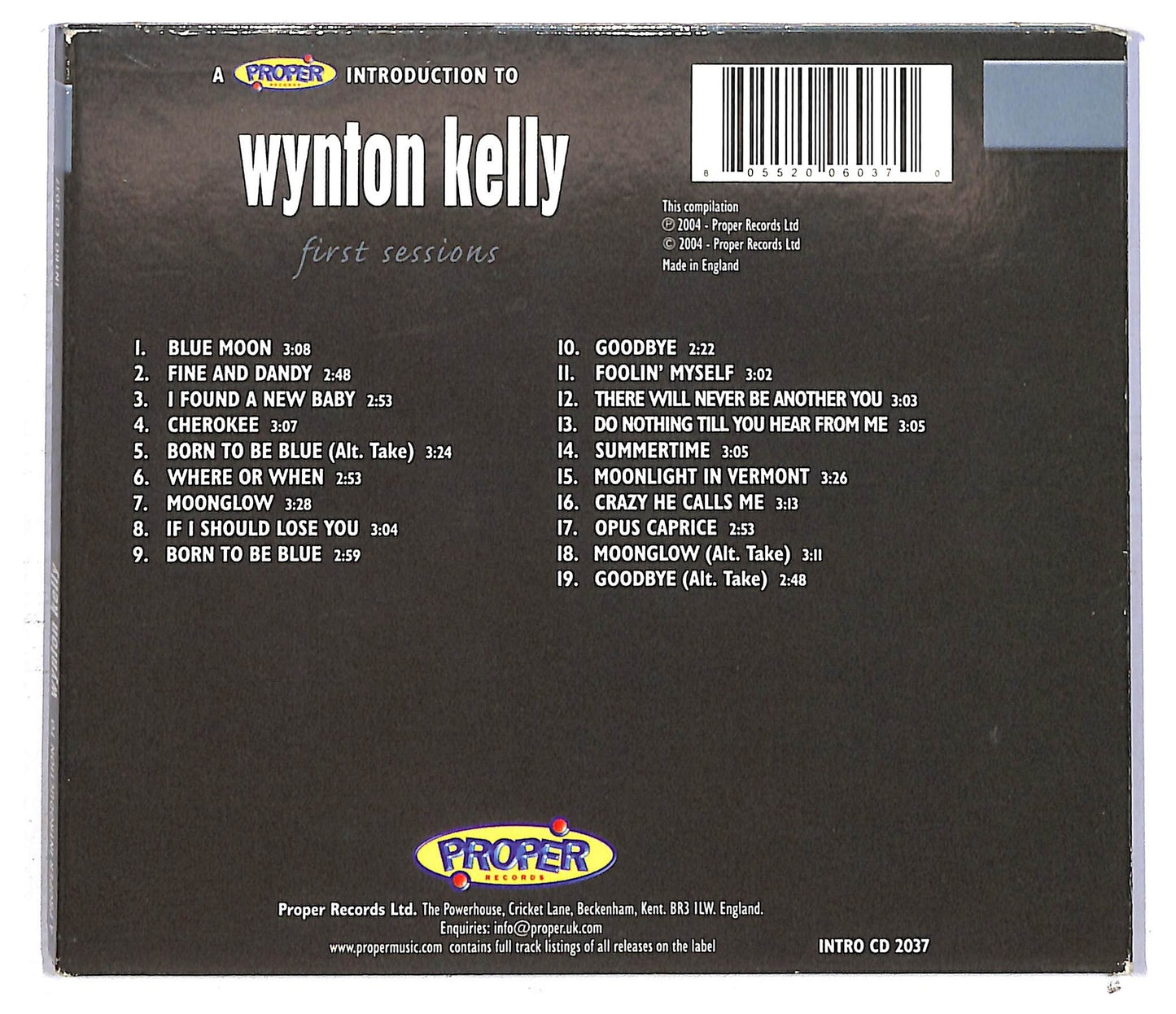 EBOND Wynton Kelly - First Sessions CD CD092362