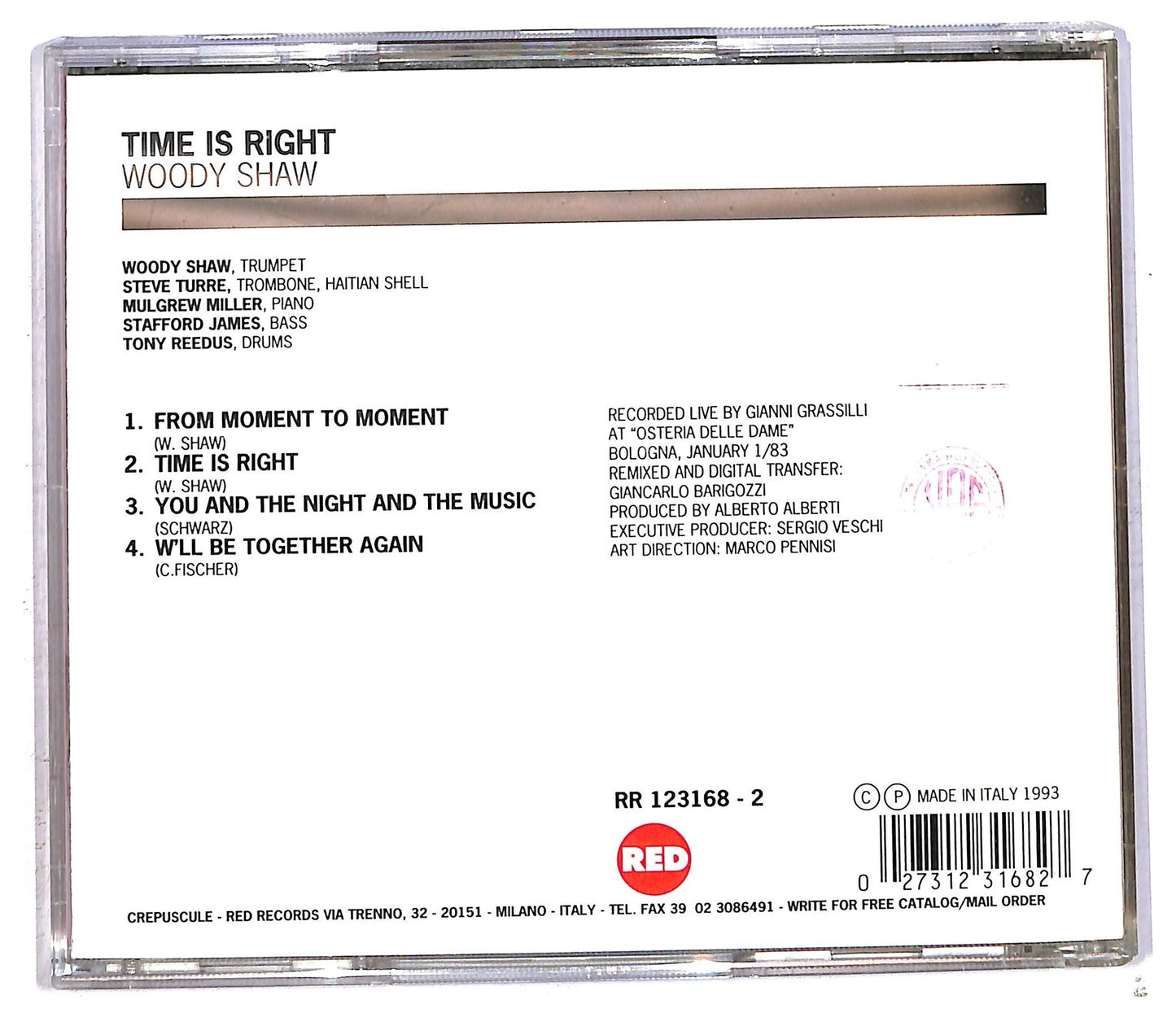 EBOND Woody Shaw - The Time Is Right CD CD092410