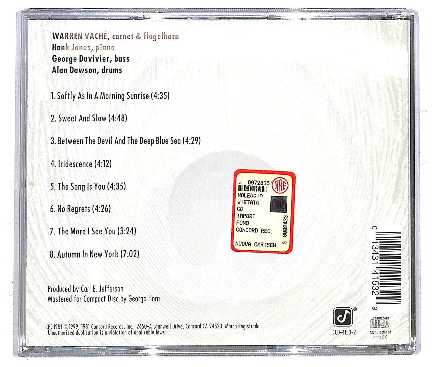 EBOND Warren Vache - Iridescence CD CD092427