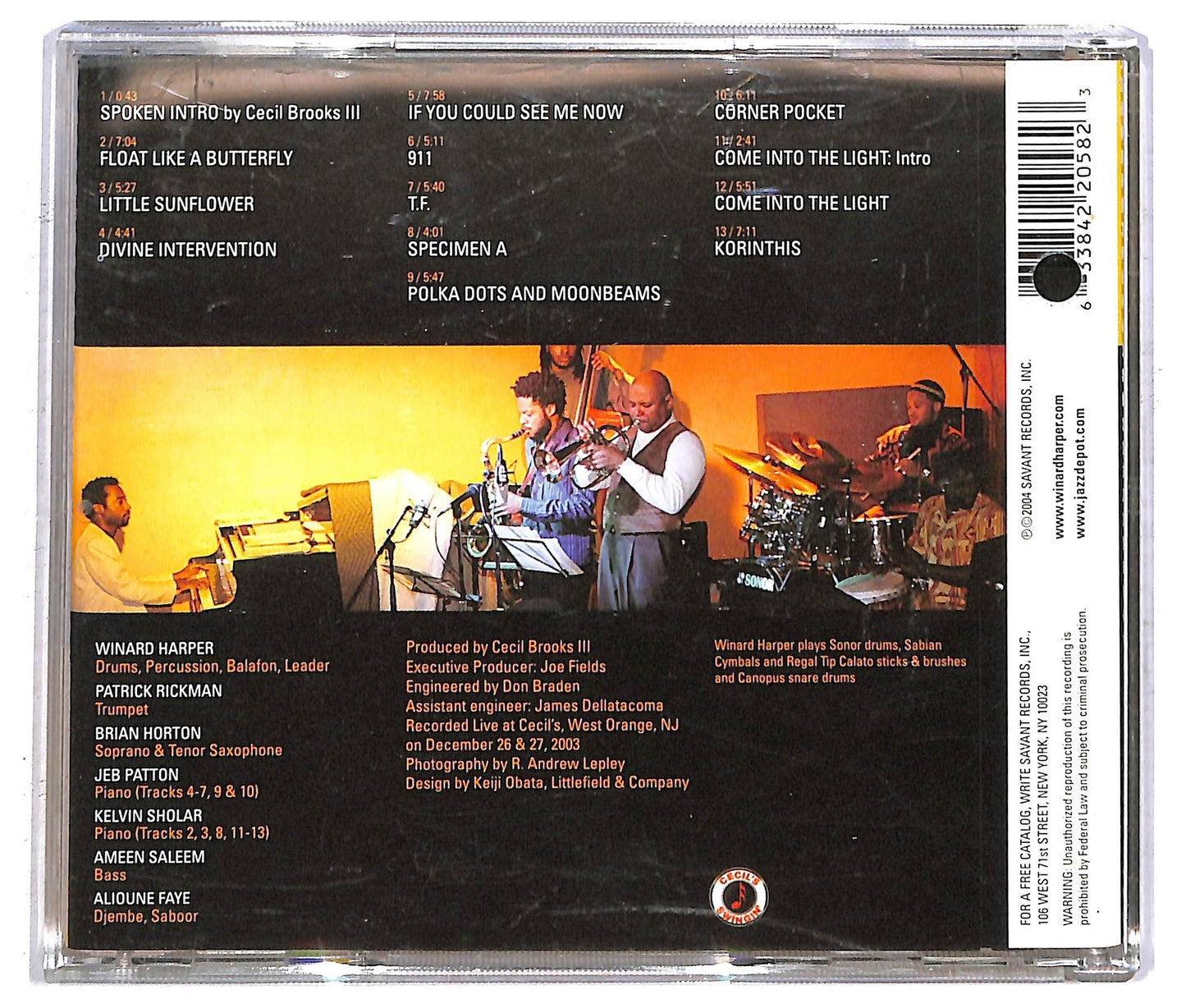 EBOND Winard Harper - Come Into The Light CD CD092429