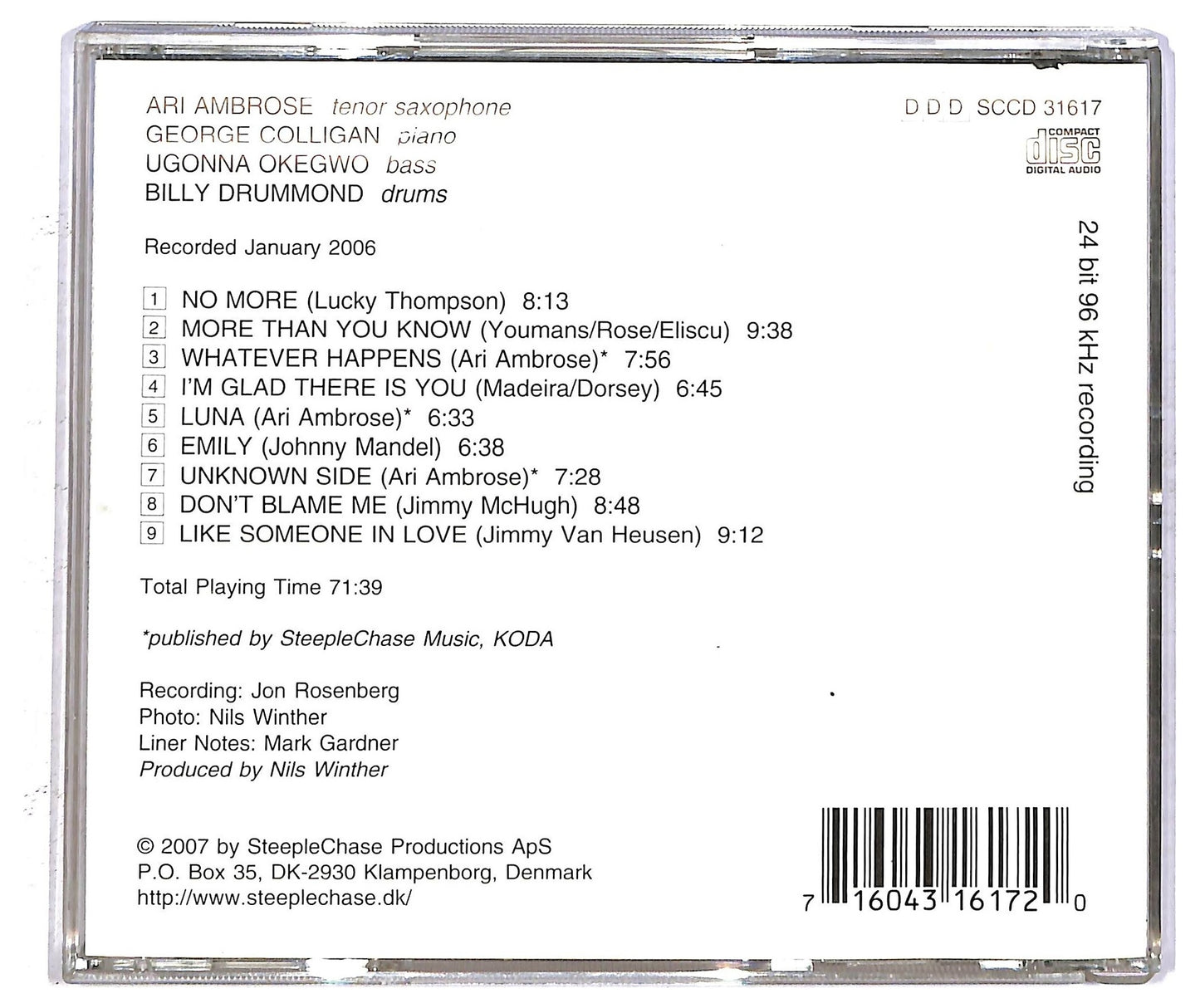 EBOND Ari Ambrose - Whatever Happens CD CD092457