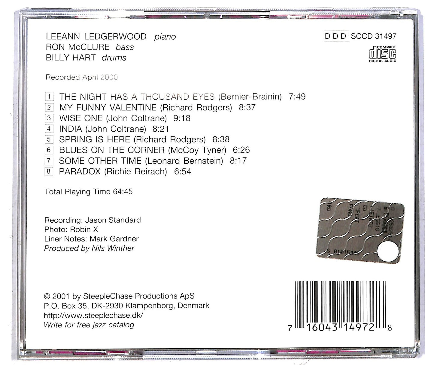 EBOND LeeAnn Ledgerwood - Paradox CD CD092503