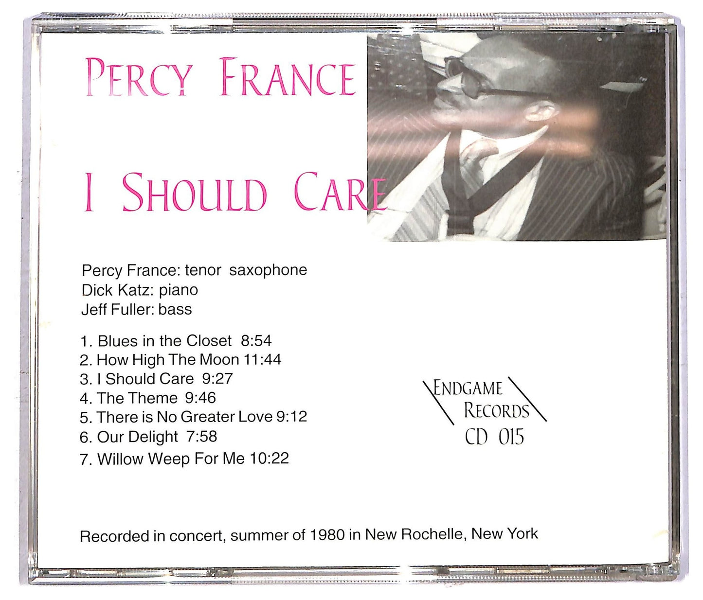 EBOND Percy France - I Should Care CD CD092531