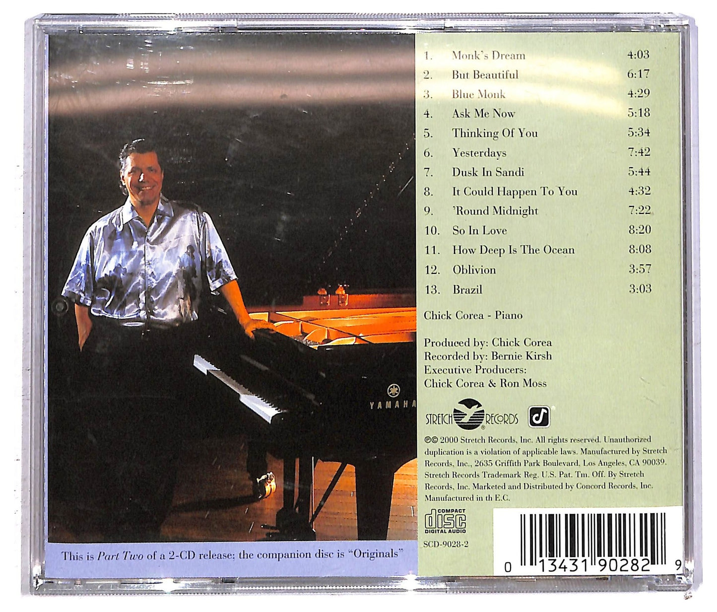 EBOND Chick Corea -Solo Piano: Standards (Part Two) CD CD092533