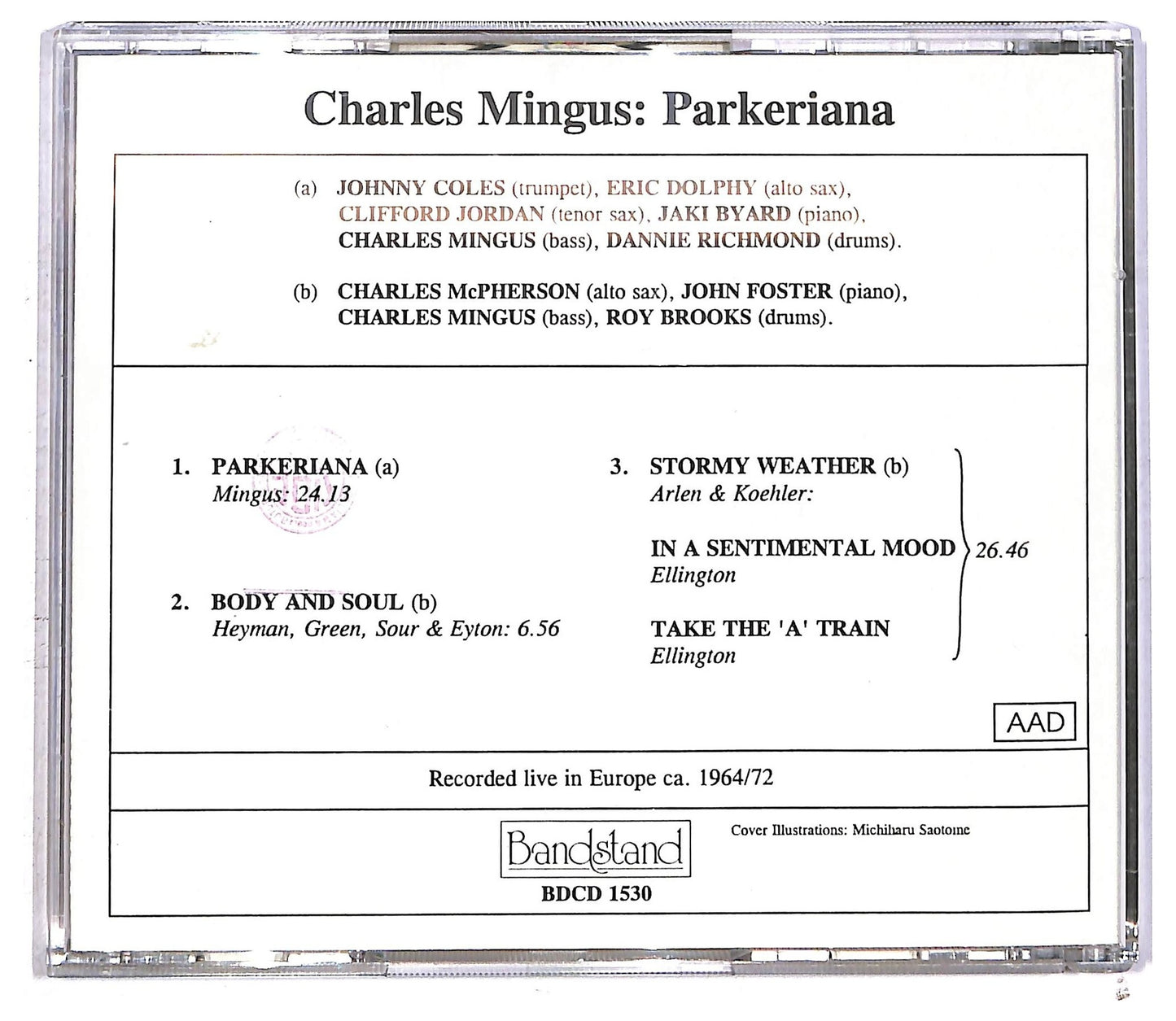 EBOND Charles Mingus - Parkeriana CD CD092542